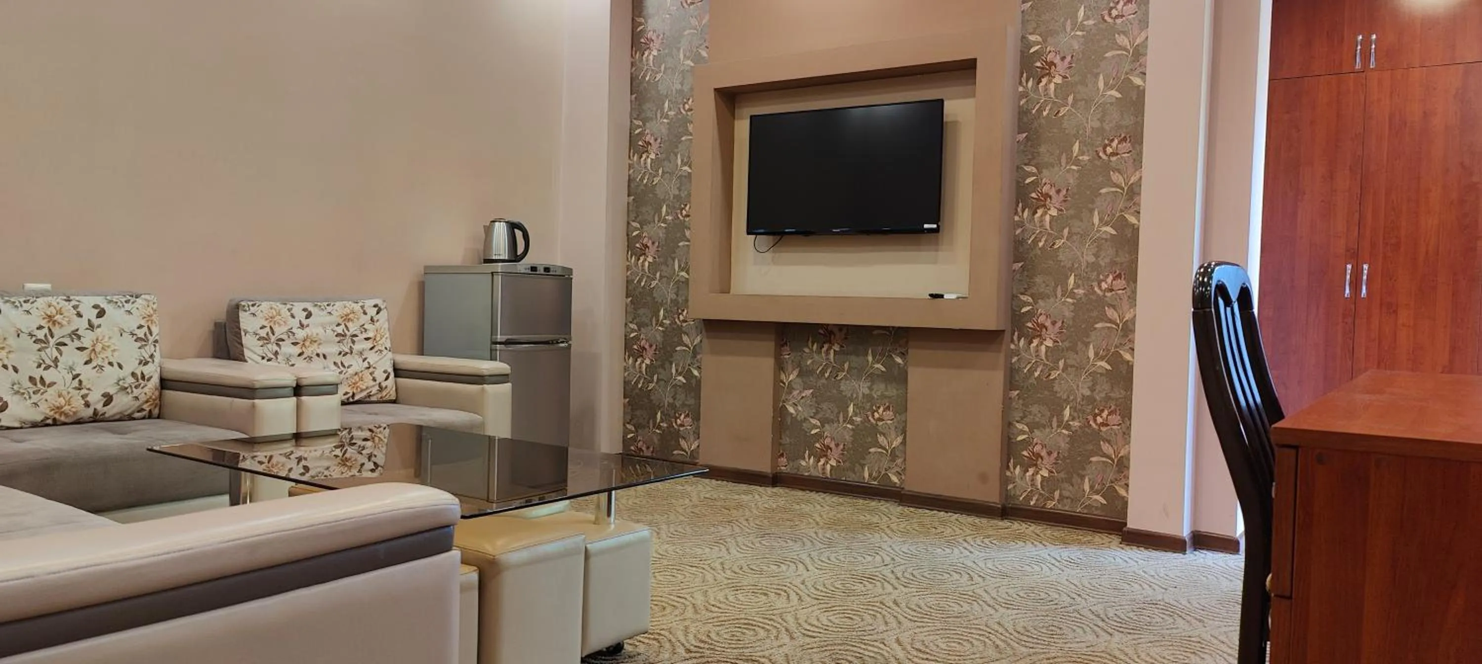 Seating area in Areg Hotel