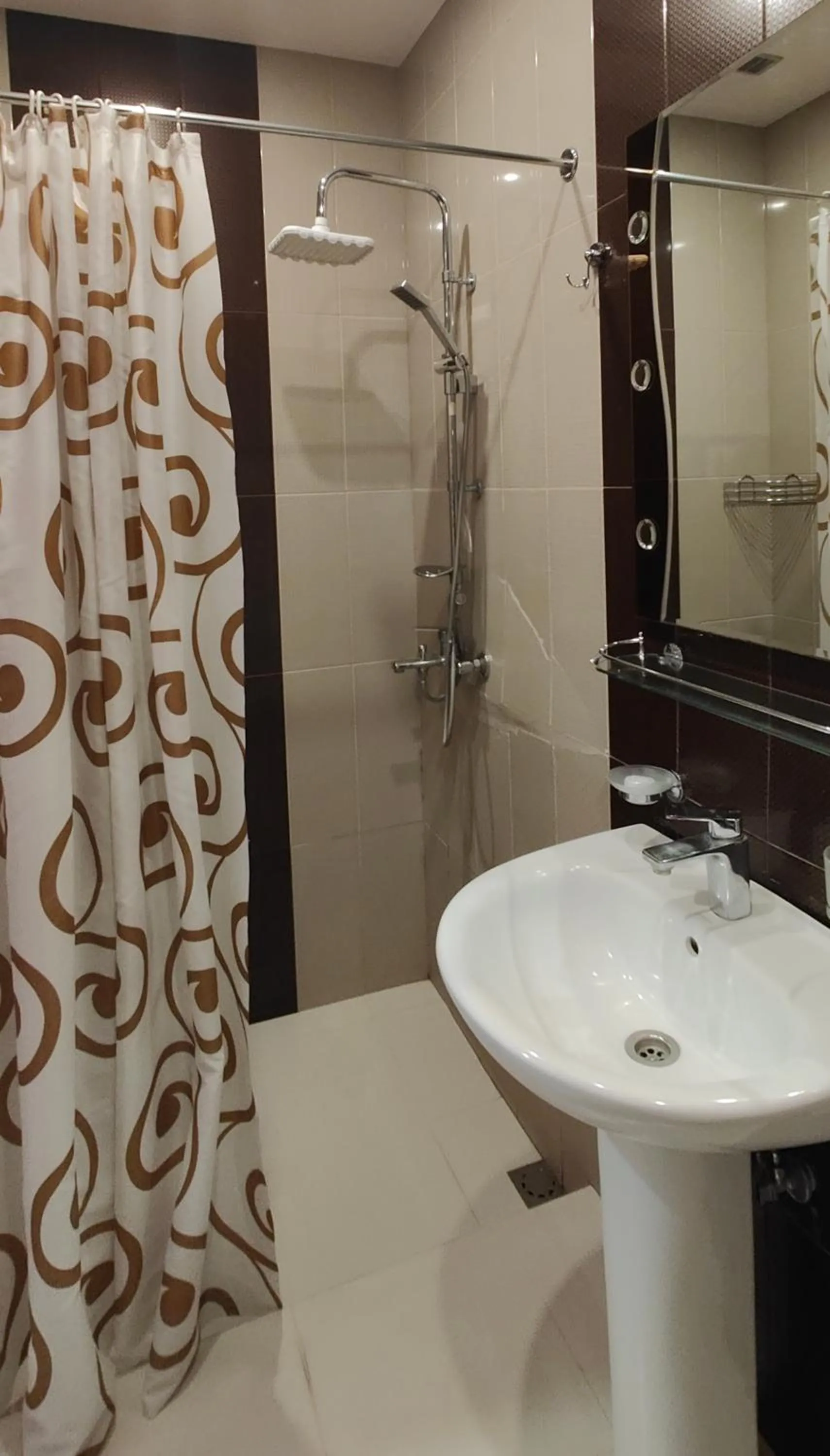 Shower in Areg Hotel