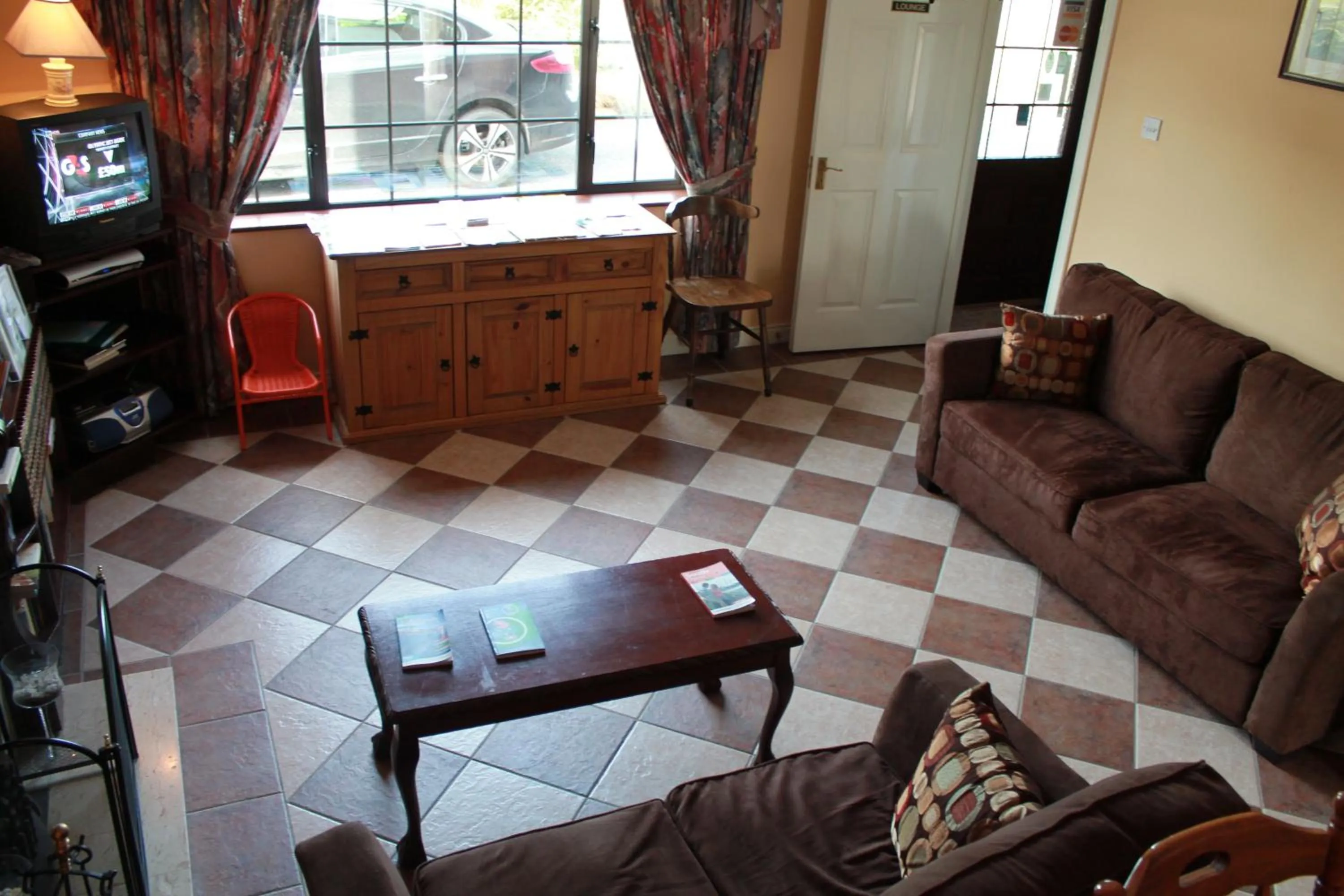 Living room in Riverview House