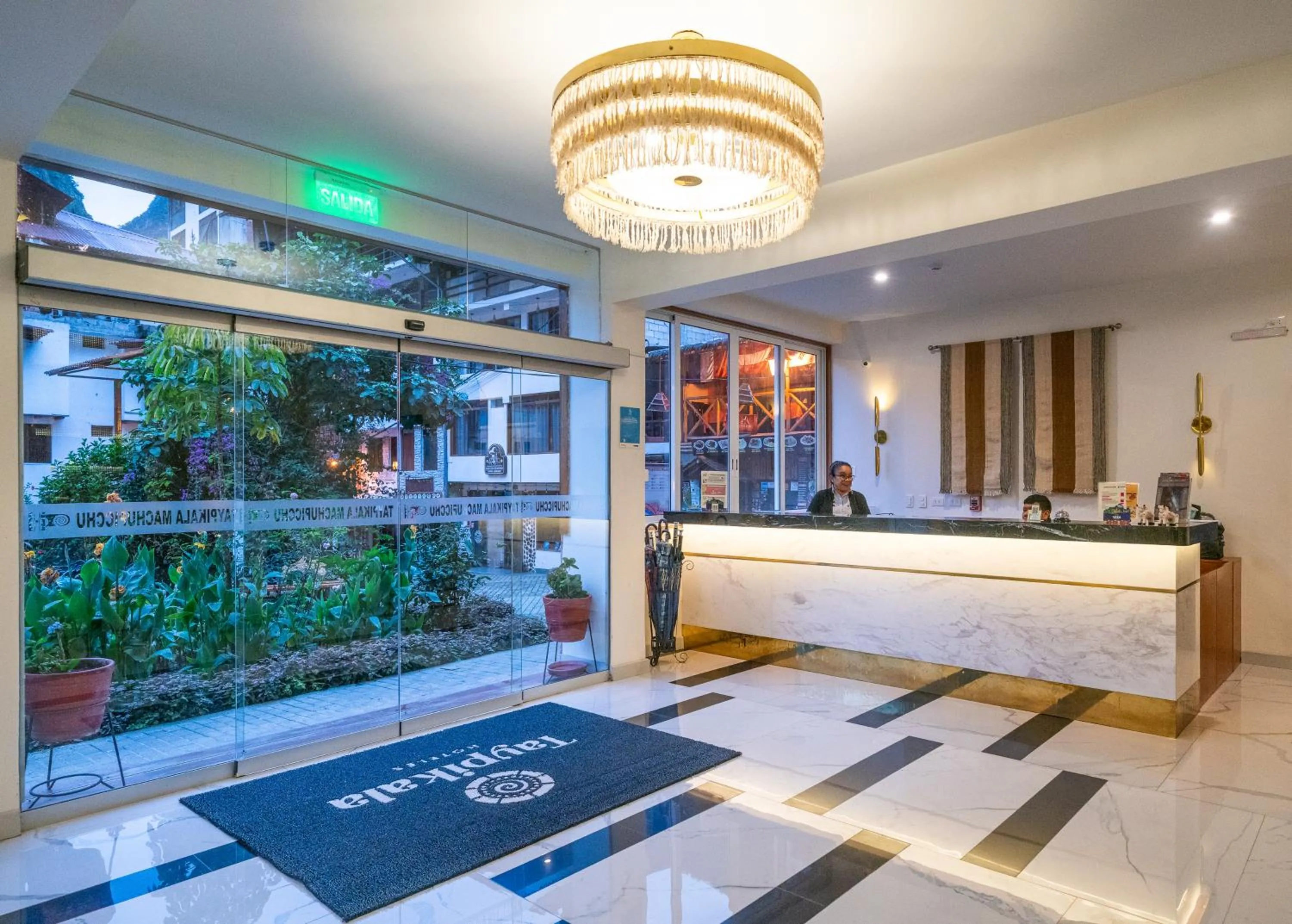 Lobby or reception in Hotel Taypikala Machupicchu