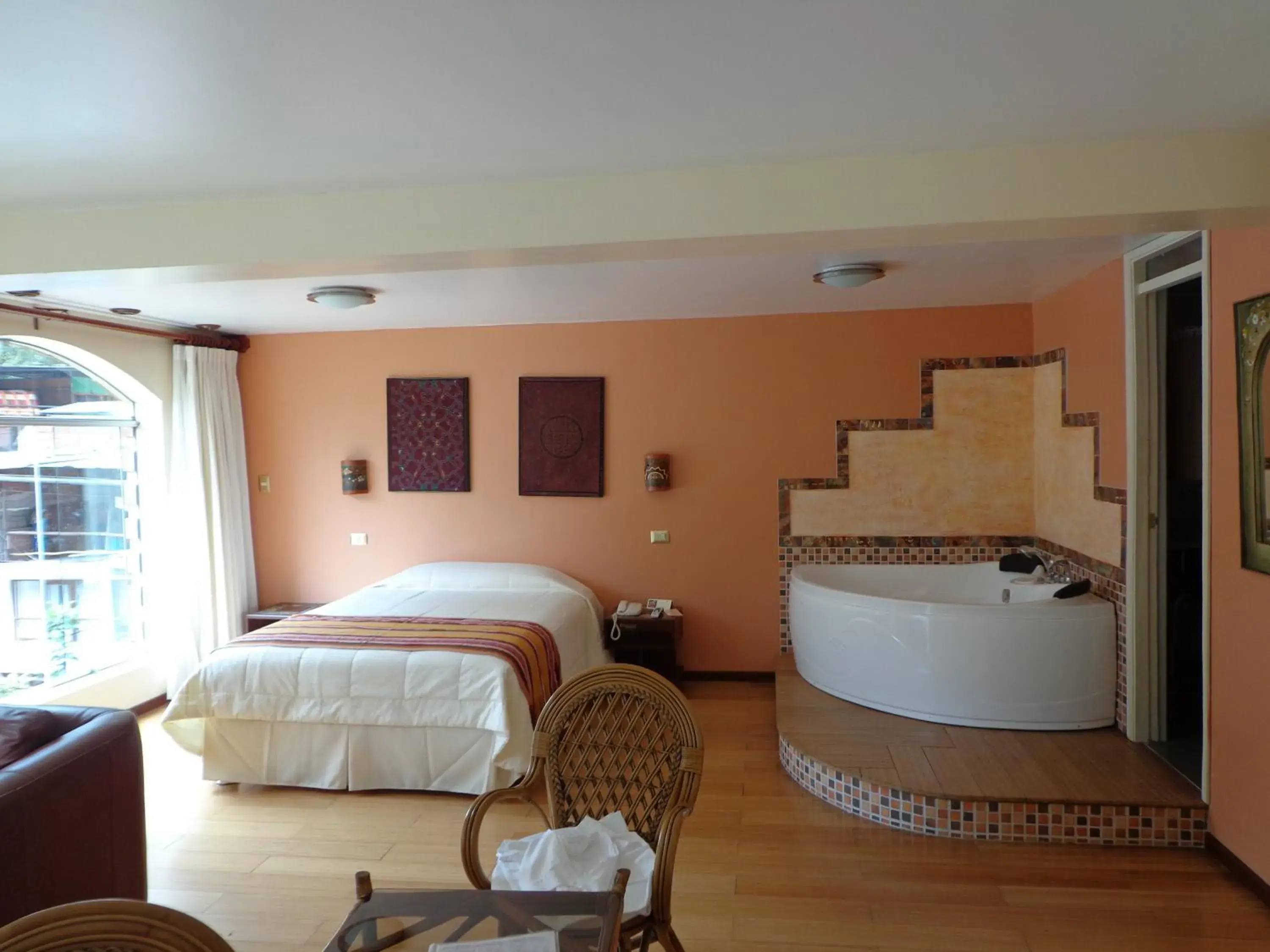 Bed in Hotel Taypikala Machupicchu Bed in Hotel Taypikala Machupicchu