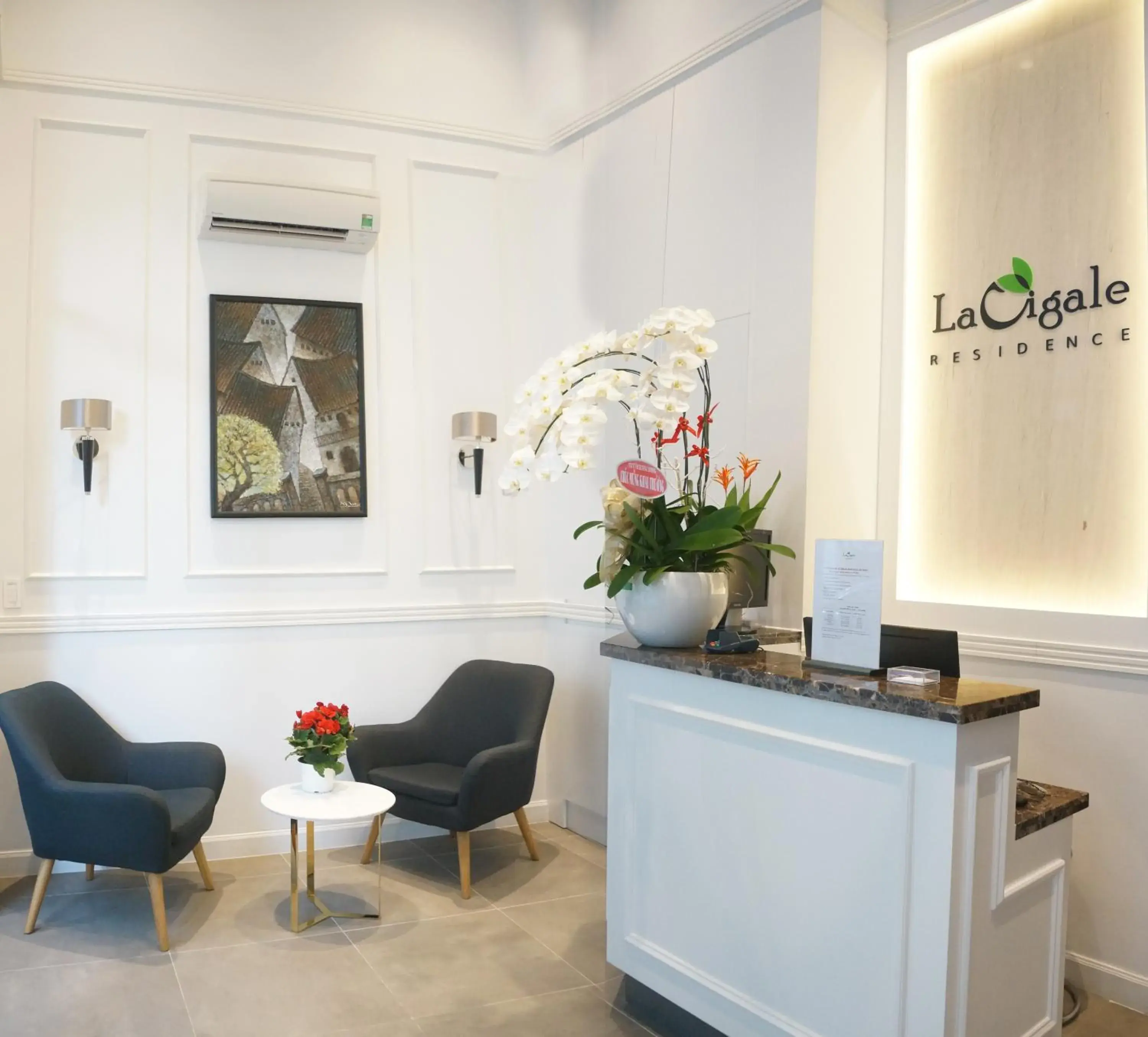 Living room in La Cigale Residence Living room in La Cigale Residence