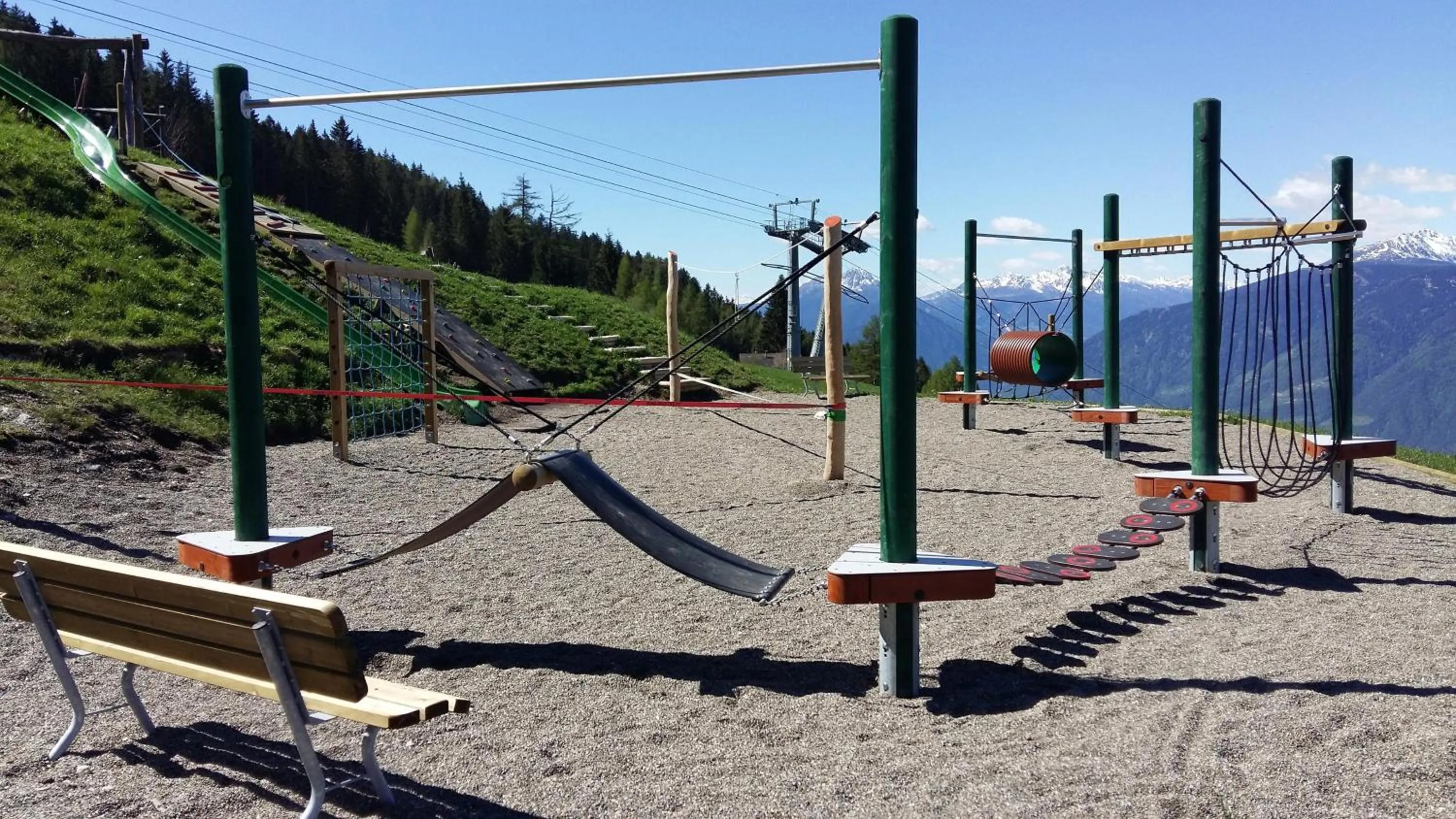 Children play ground in Taser Alm