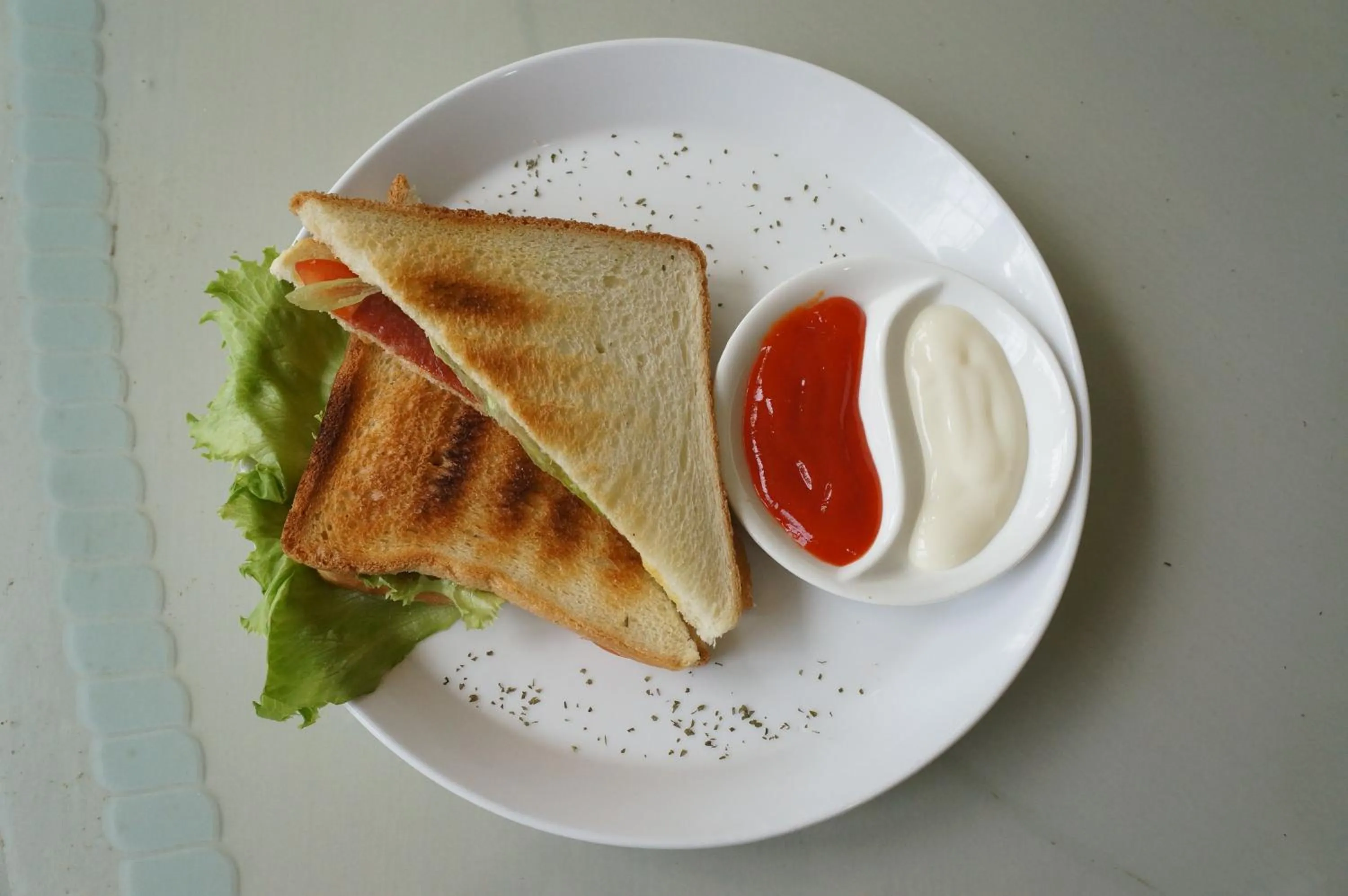 Asian breakfast in Indekost Bogor