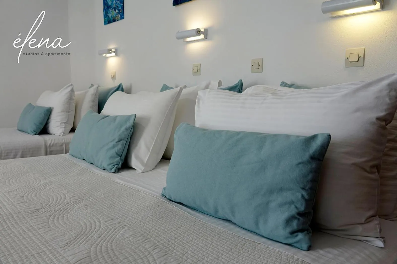 Bed in Elena Studios & Apartments