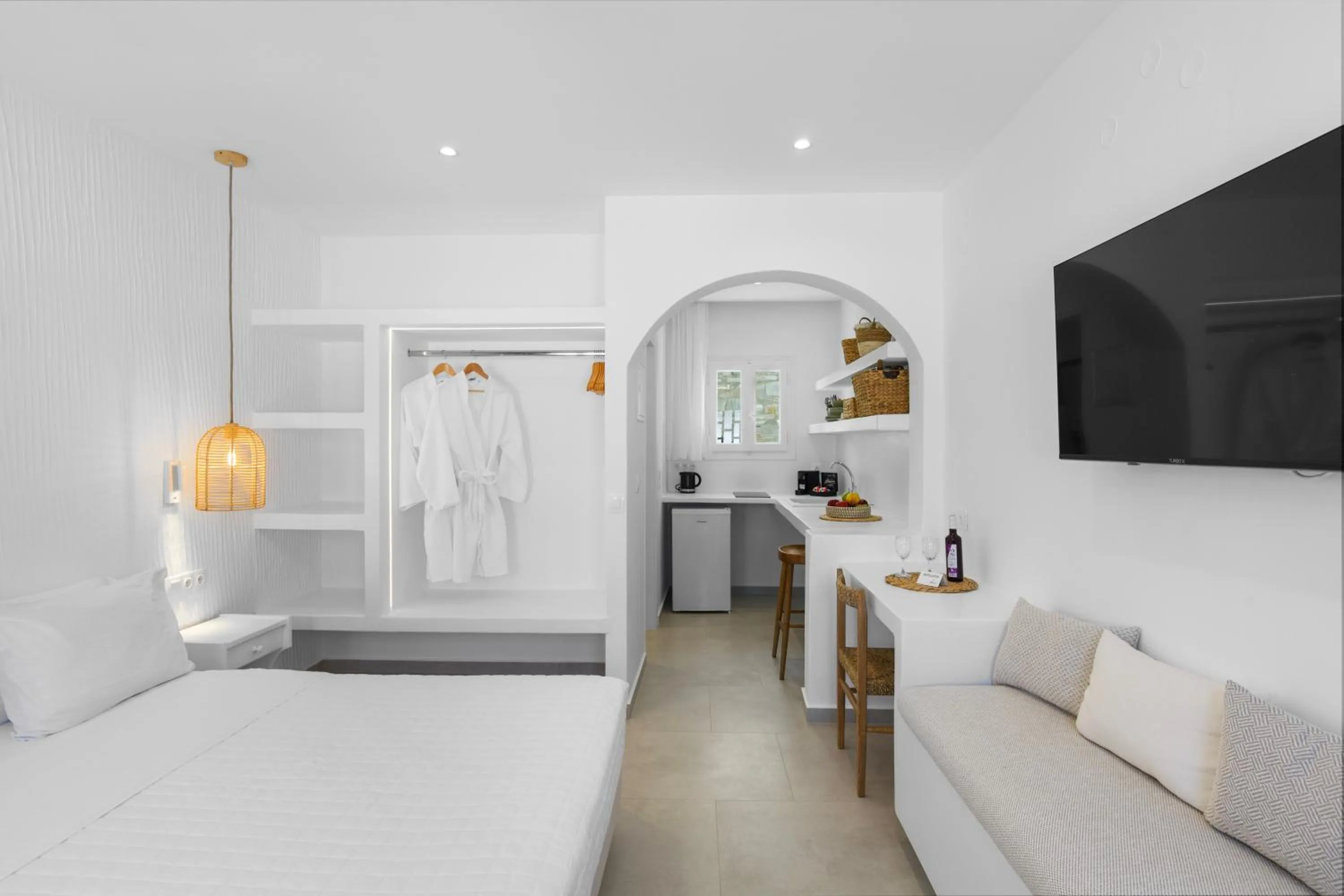 Bed in Elena Studios & Apartments