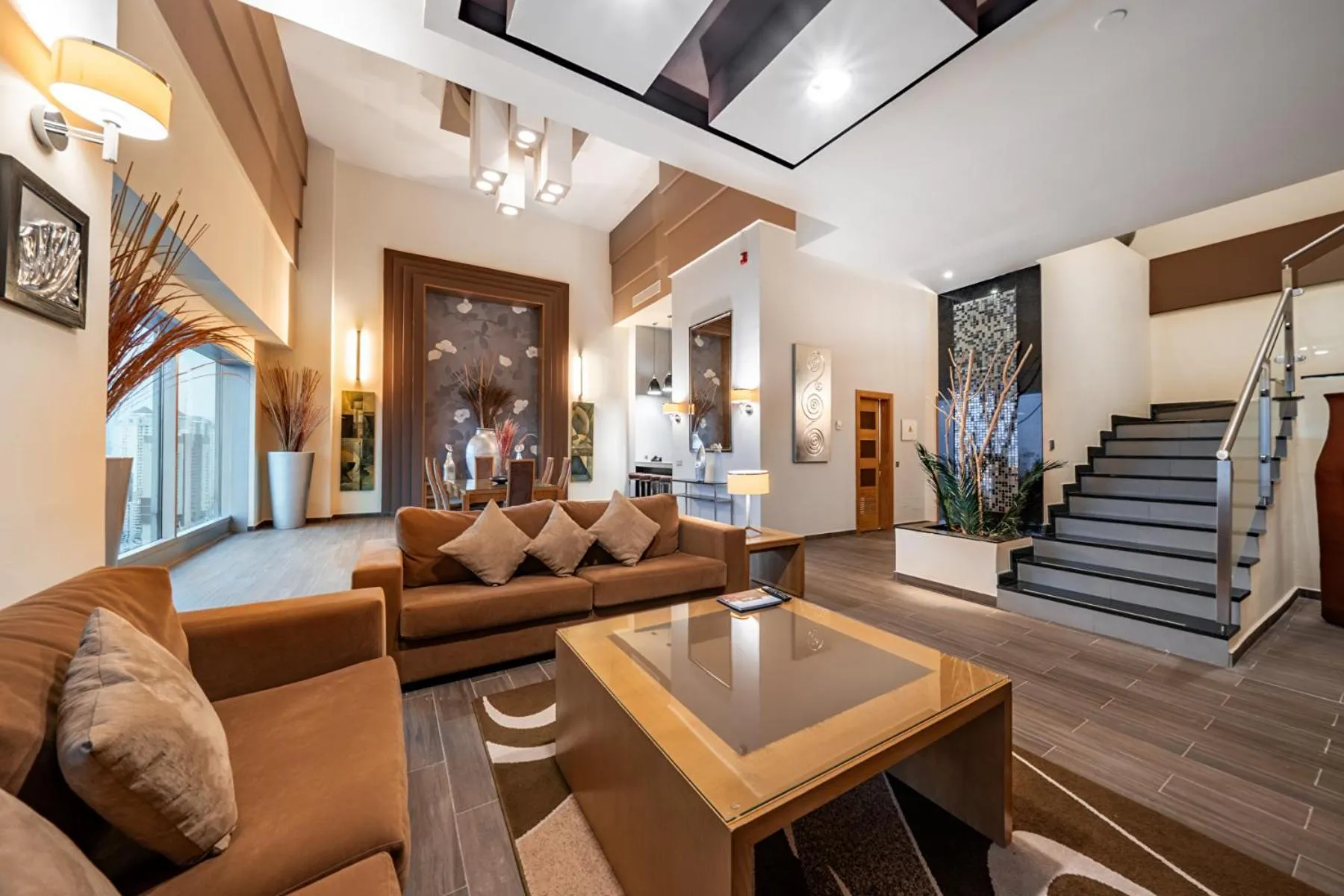 Living room in Riu Plaza Panamá