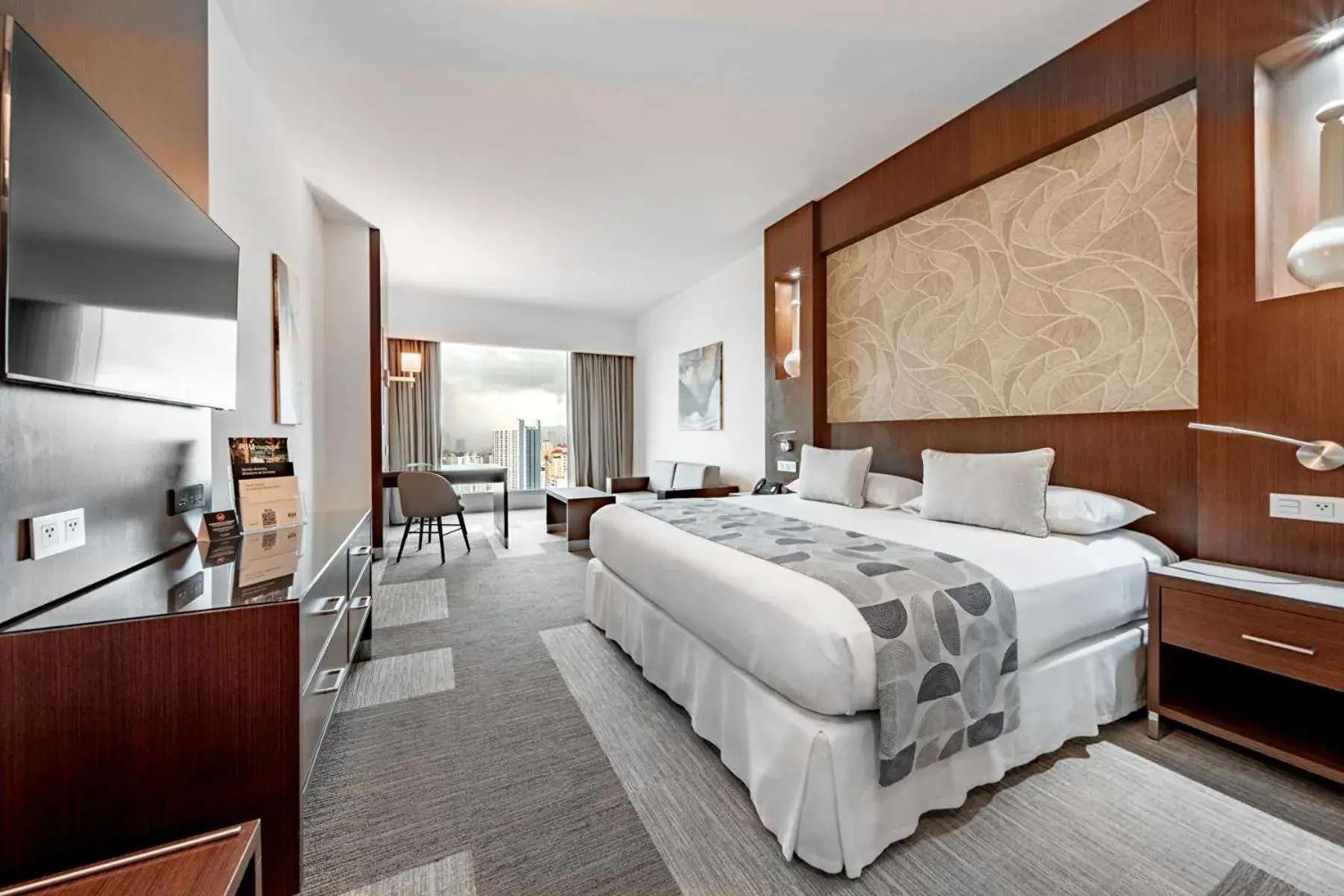 Bed in Riu Plaza Panamá Bed in Riu Plaza Panamá