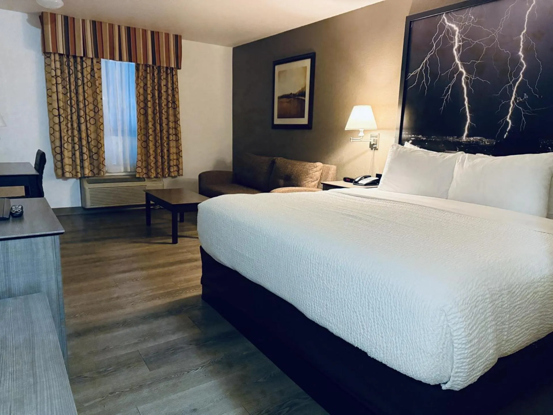 Bed in Super 8 by Wyndham Dawson Creek