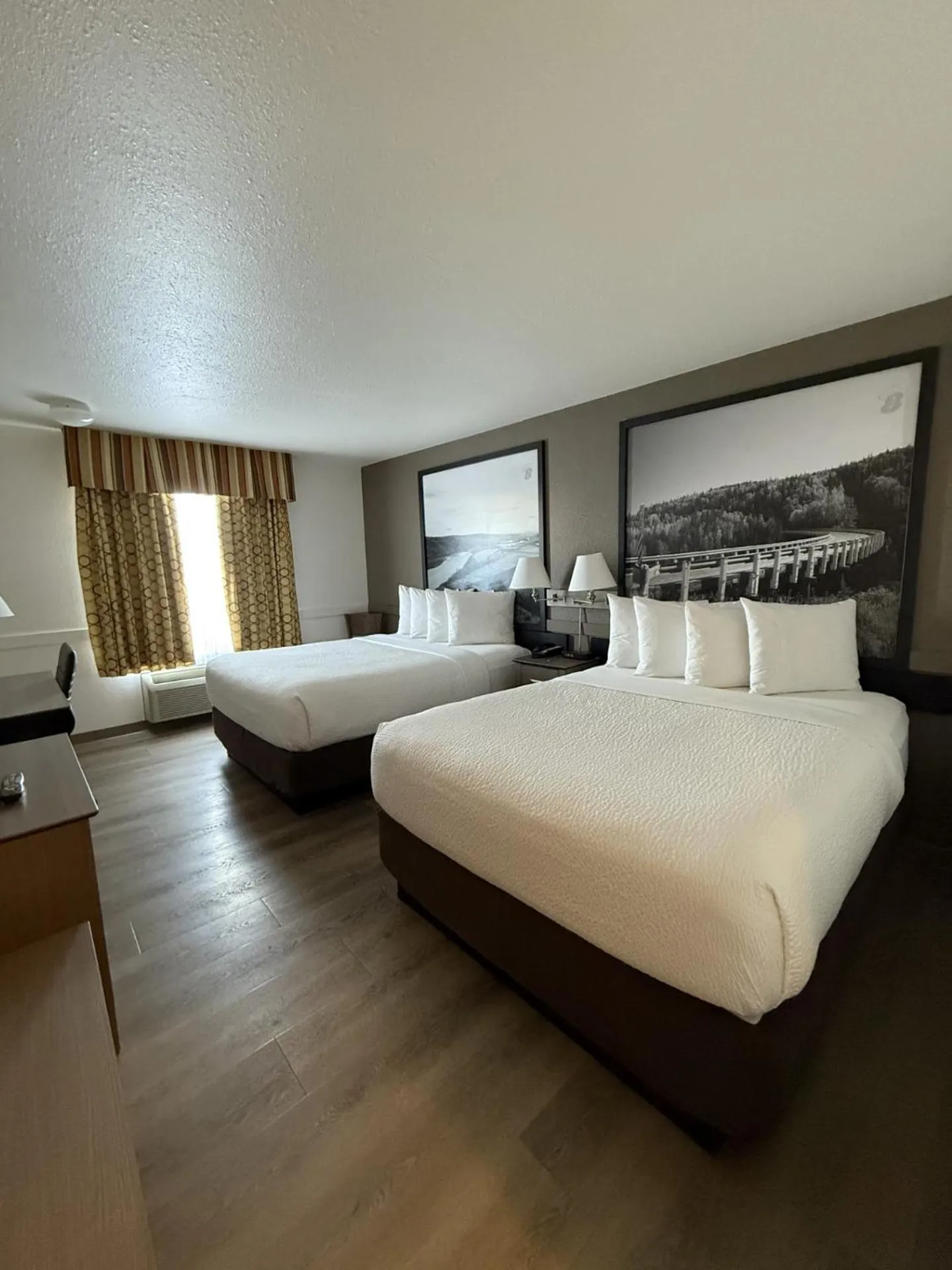 Bed in Super 8 by Wyndham Dawson Creek