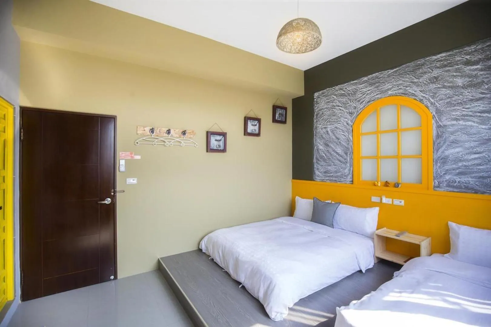 Bed in 東立方旅宿-East Cube B&B