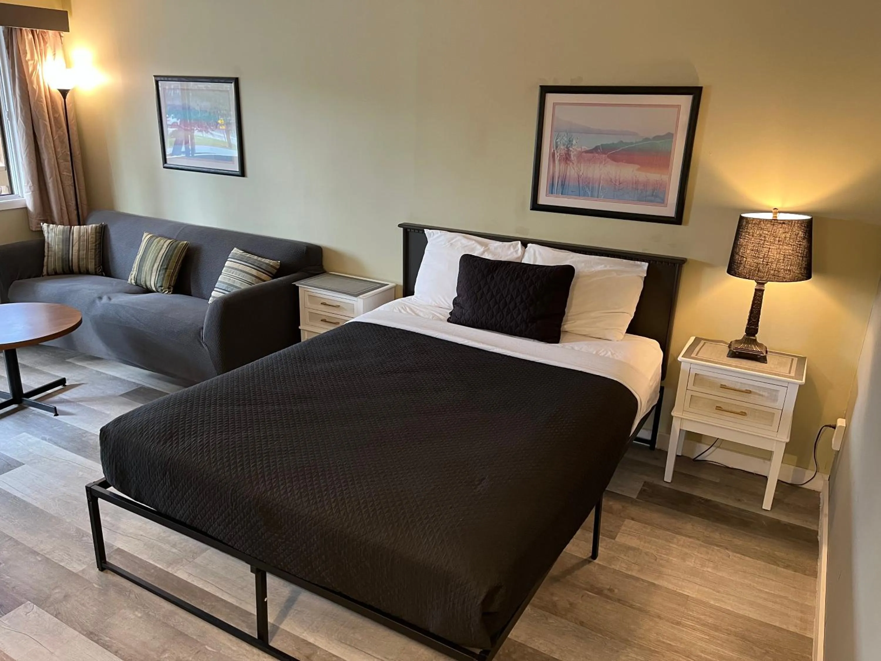 Bed in Motel Bavaria