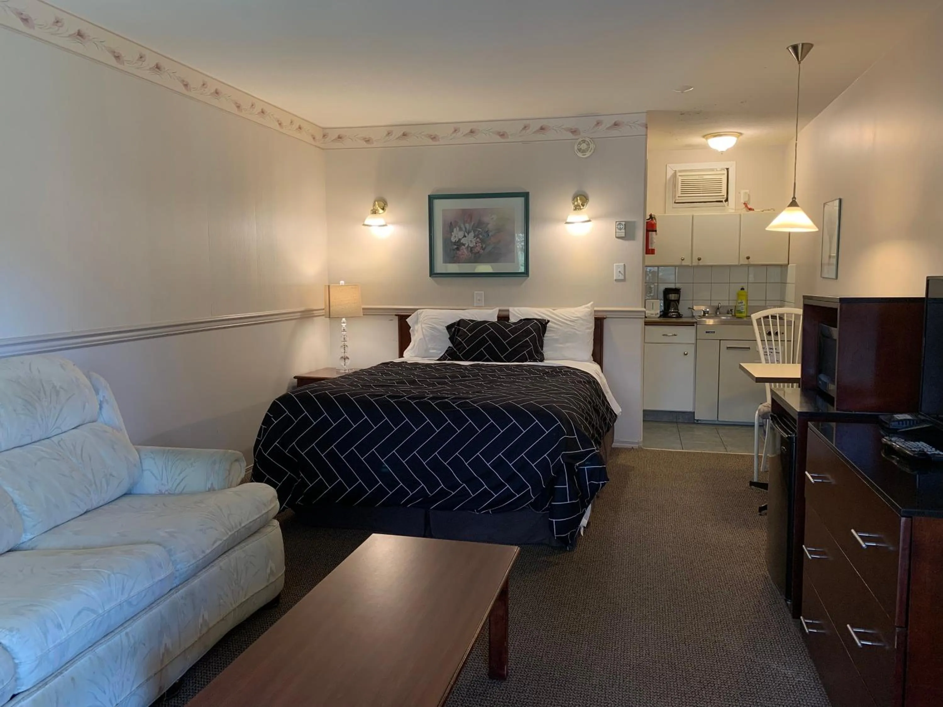 Bed in Motel Bavaria