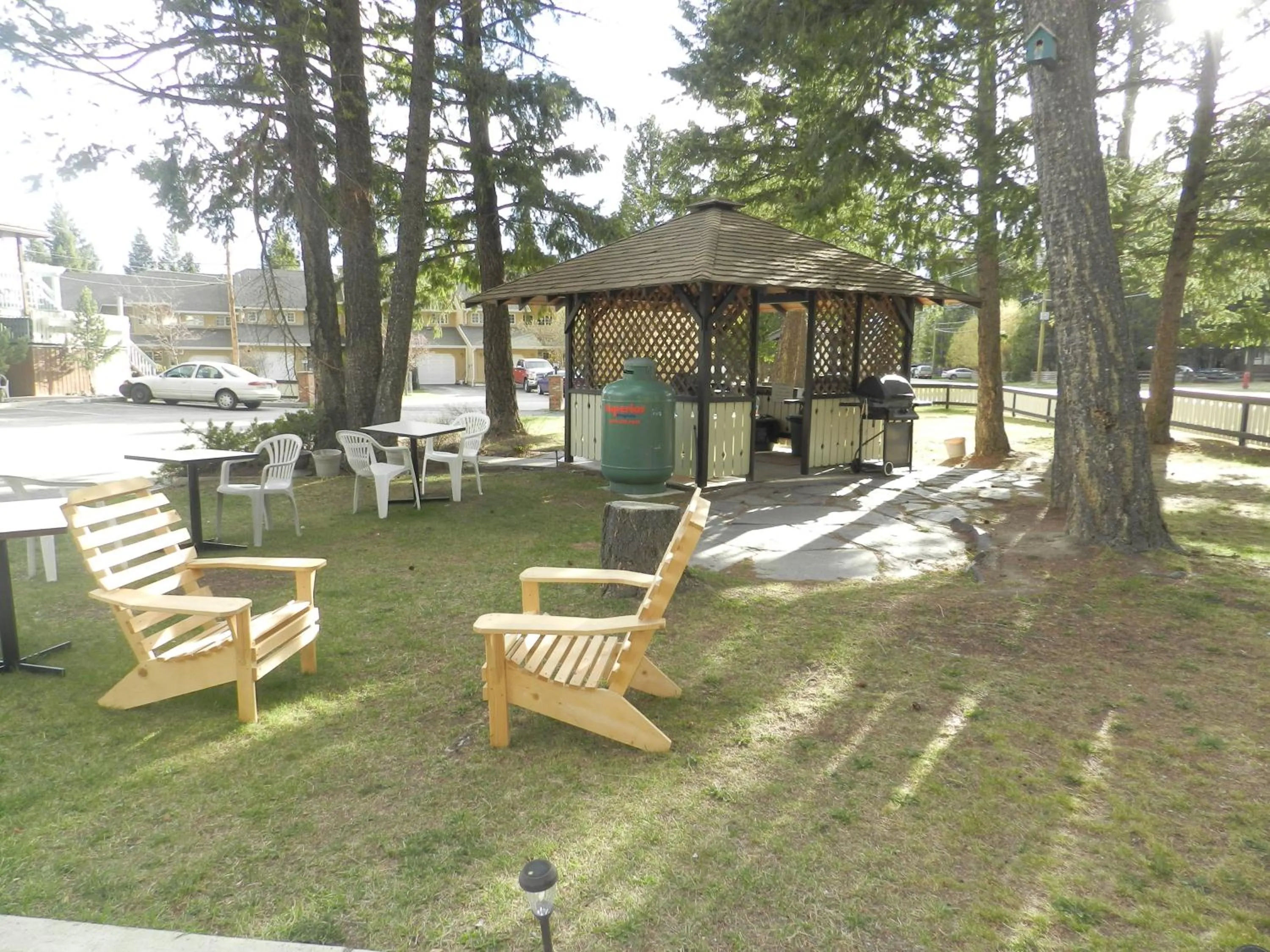 BBQ facilities in Motel Bavaria