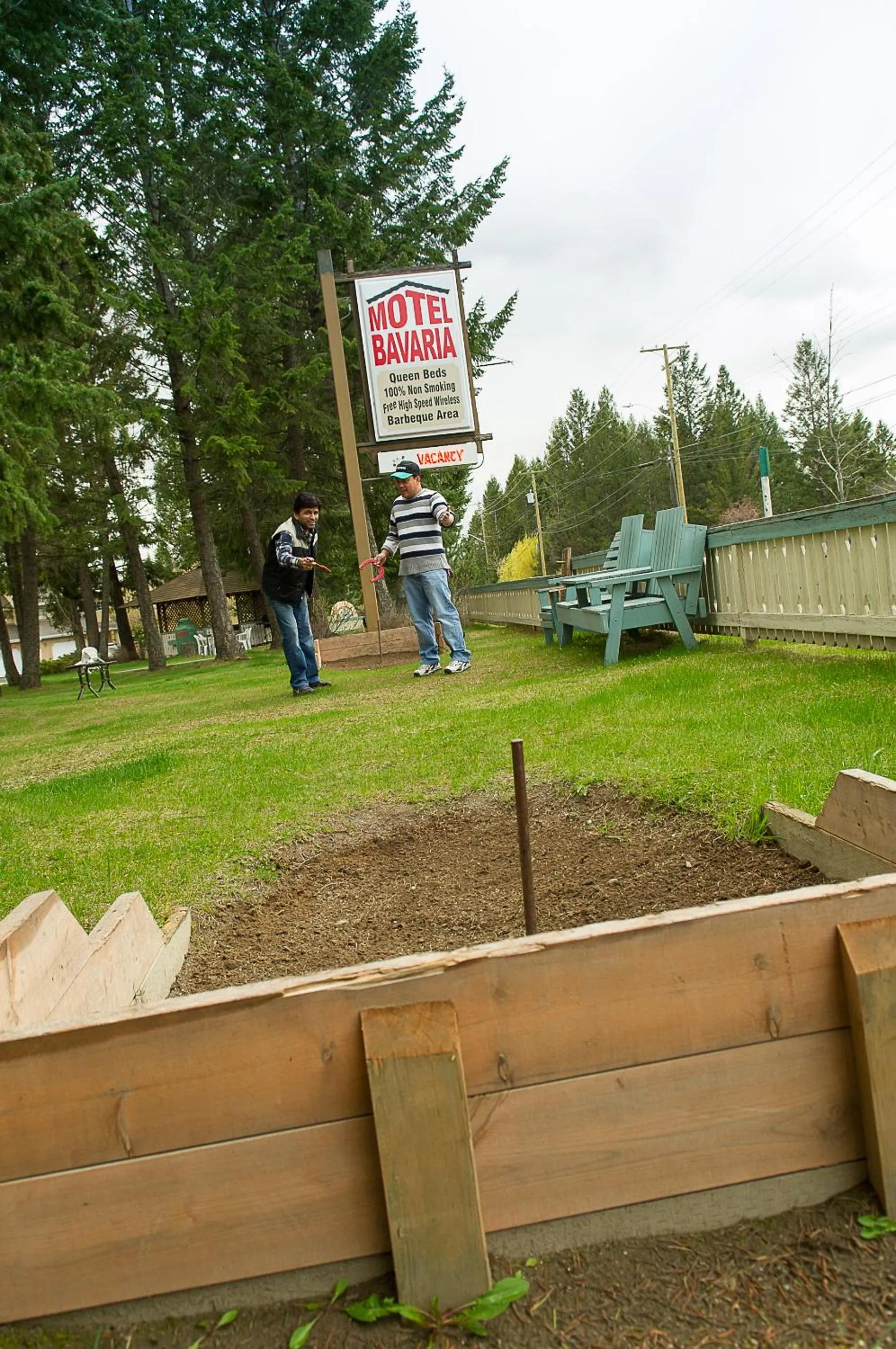 People in Motel Bavaria