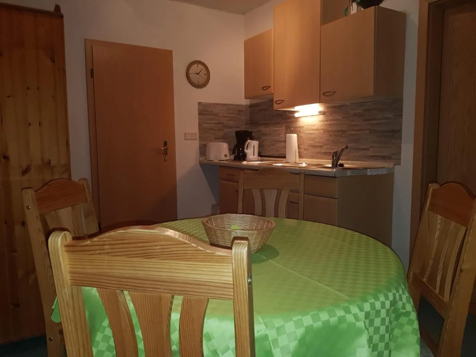 Kitchen or kitchenette in Ferienwohnungen Fam. Lippert