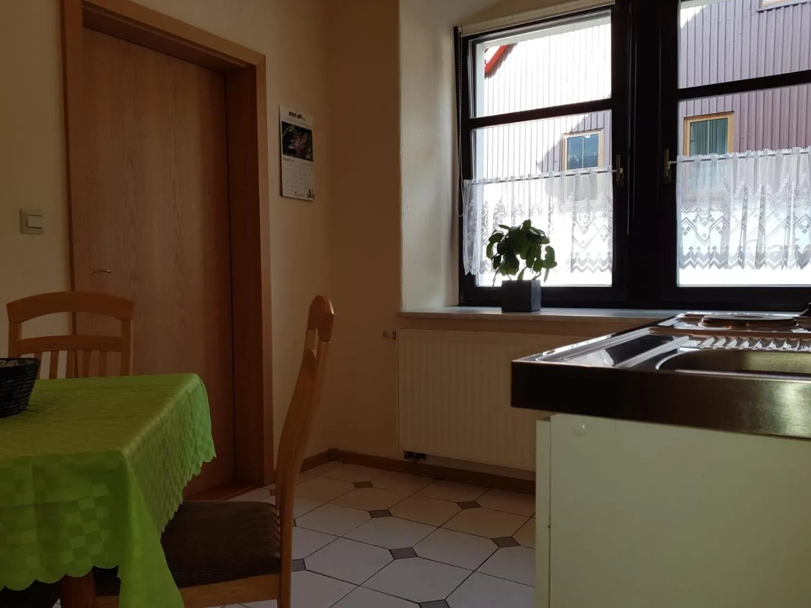 Kitchen or kitchenette in Ferienwohnungen Fam. Lippert