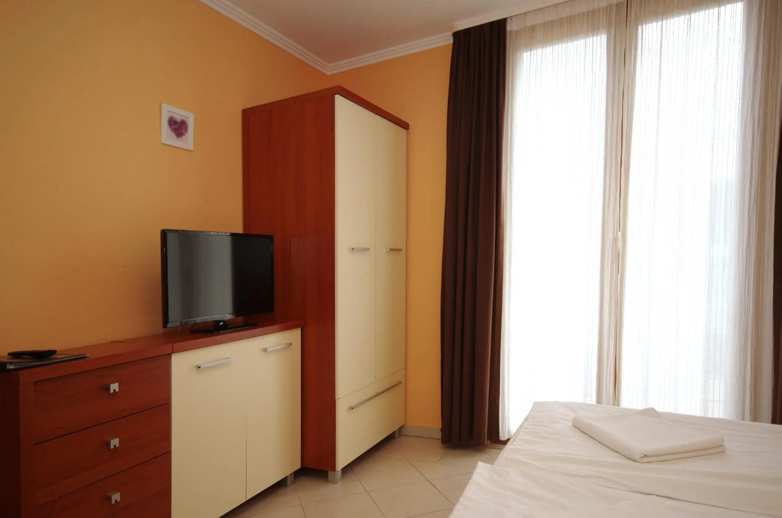 Bed in Várárok Apartman
