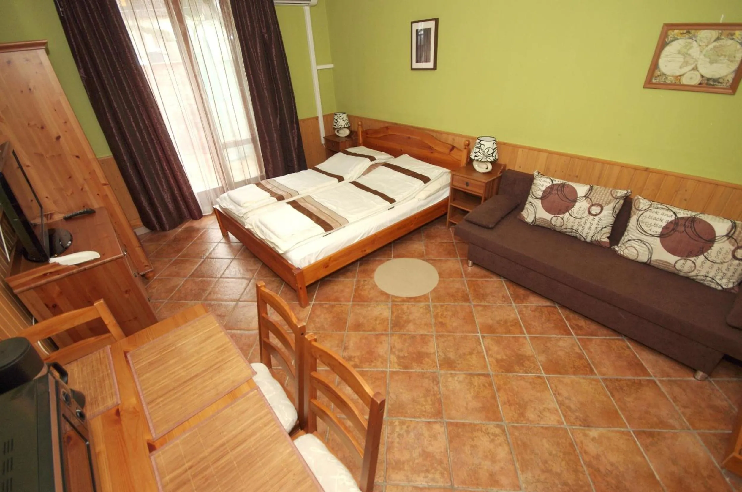 Bed in Várárok Apartman