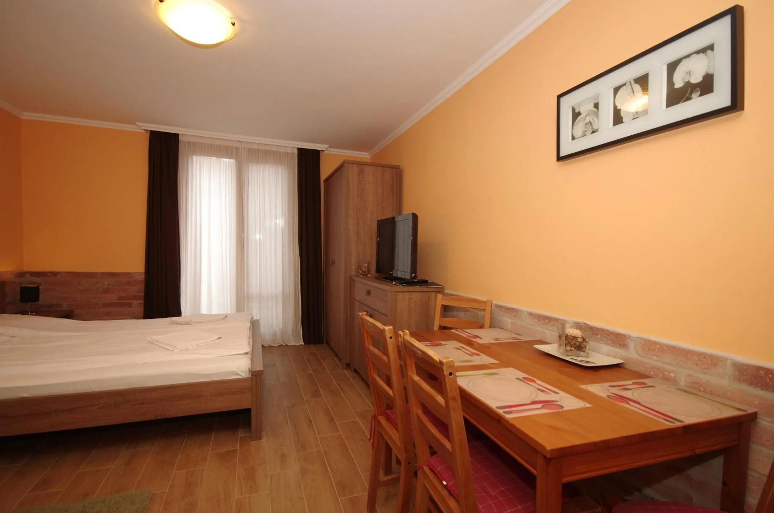 Bed in Várárok Apartman