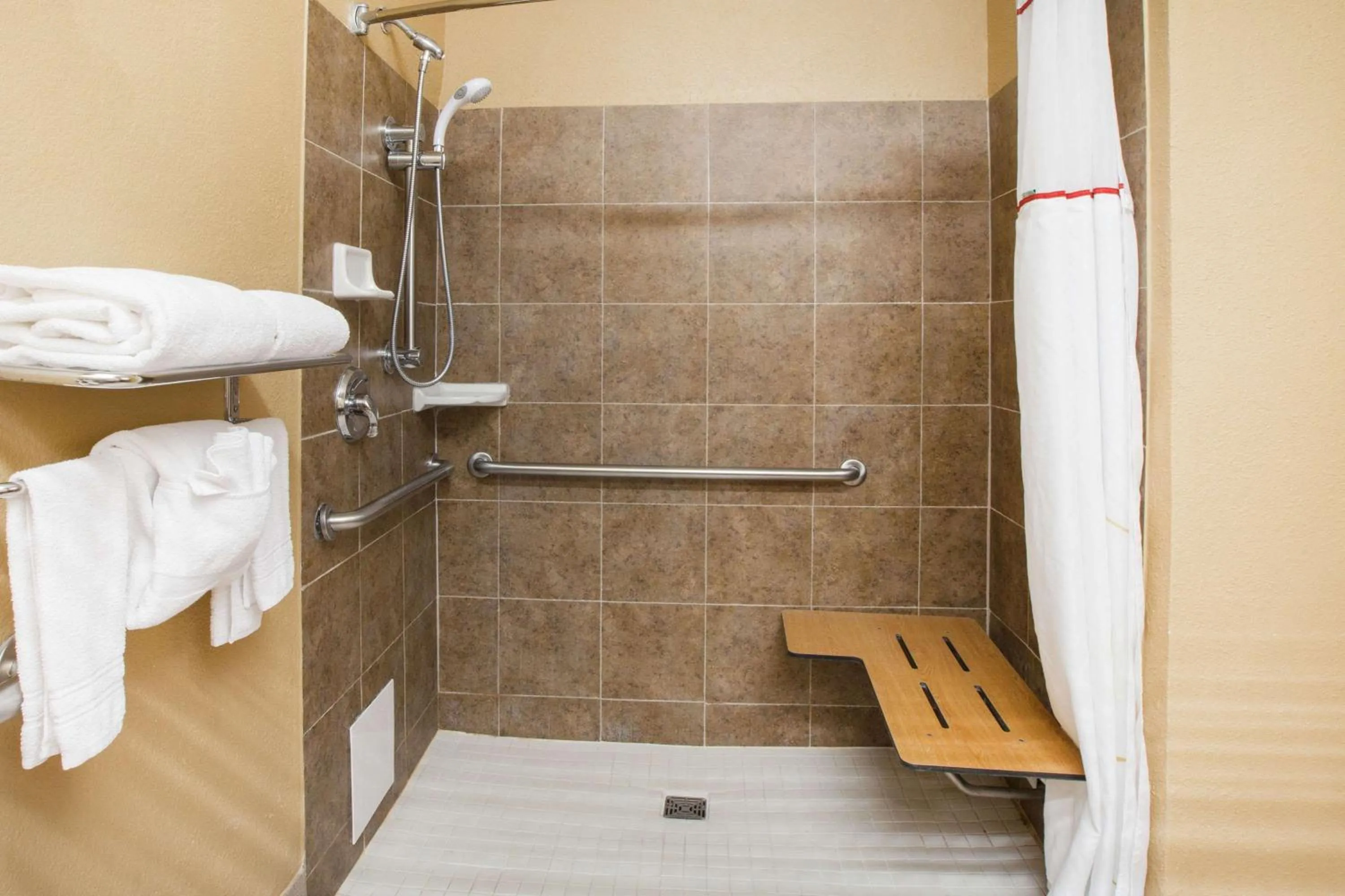 Shower in Hawthorn Extended Stay by Wyndham Corpus Christi