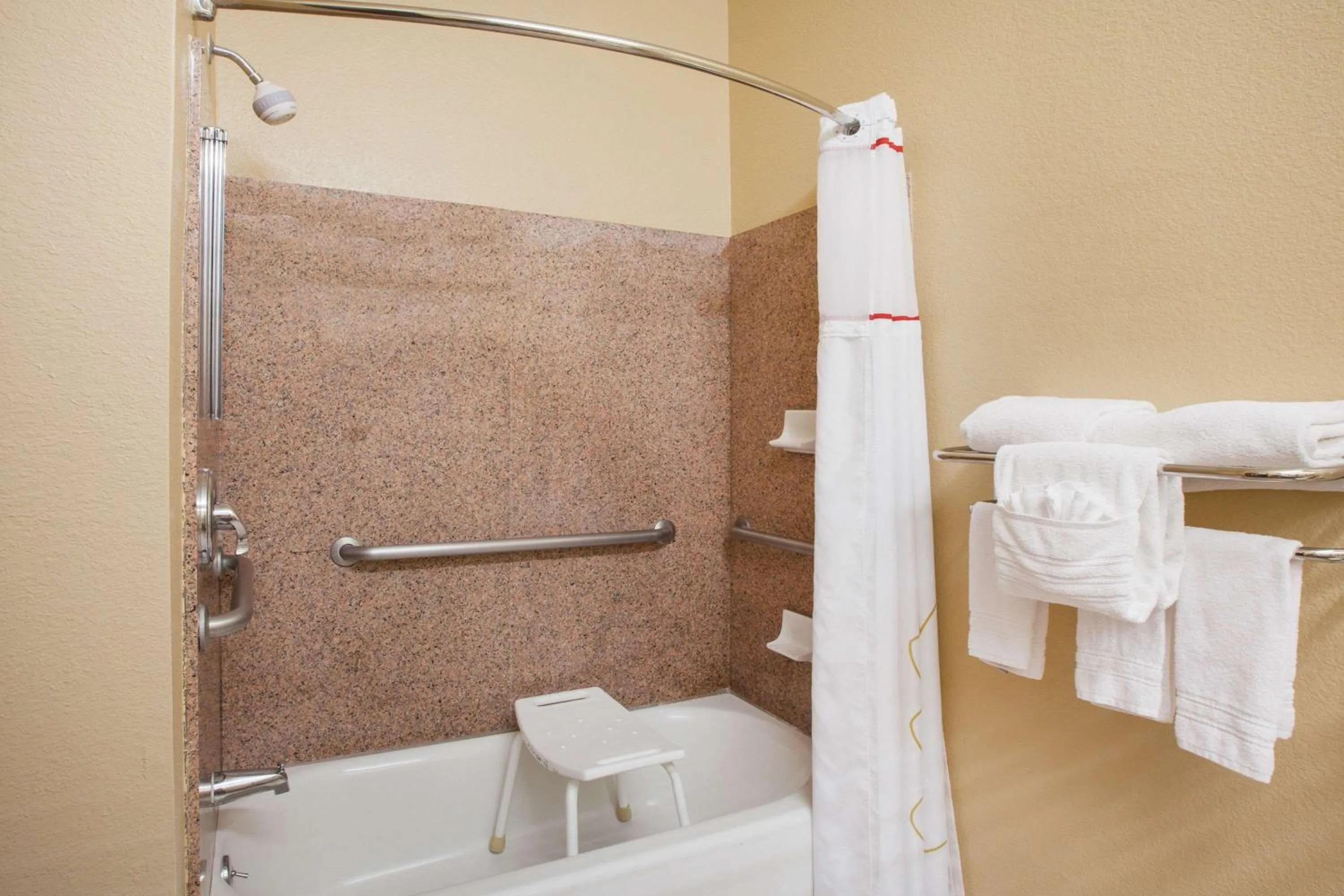 Shower in Hawthorn Extended Stay by Wyndham Corpus Christi