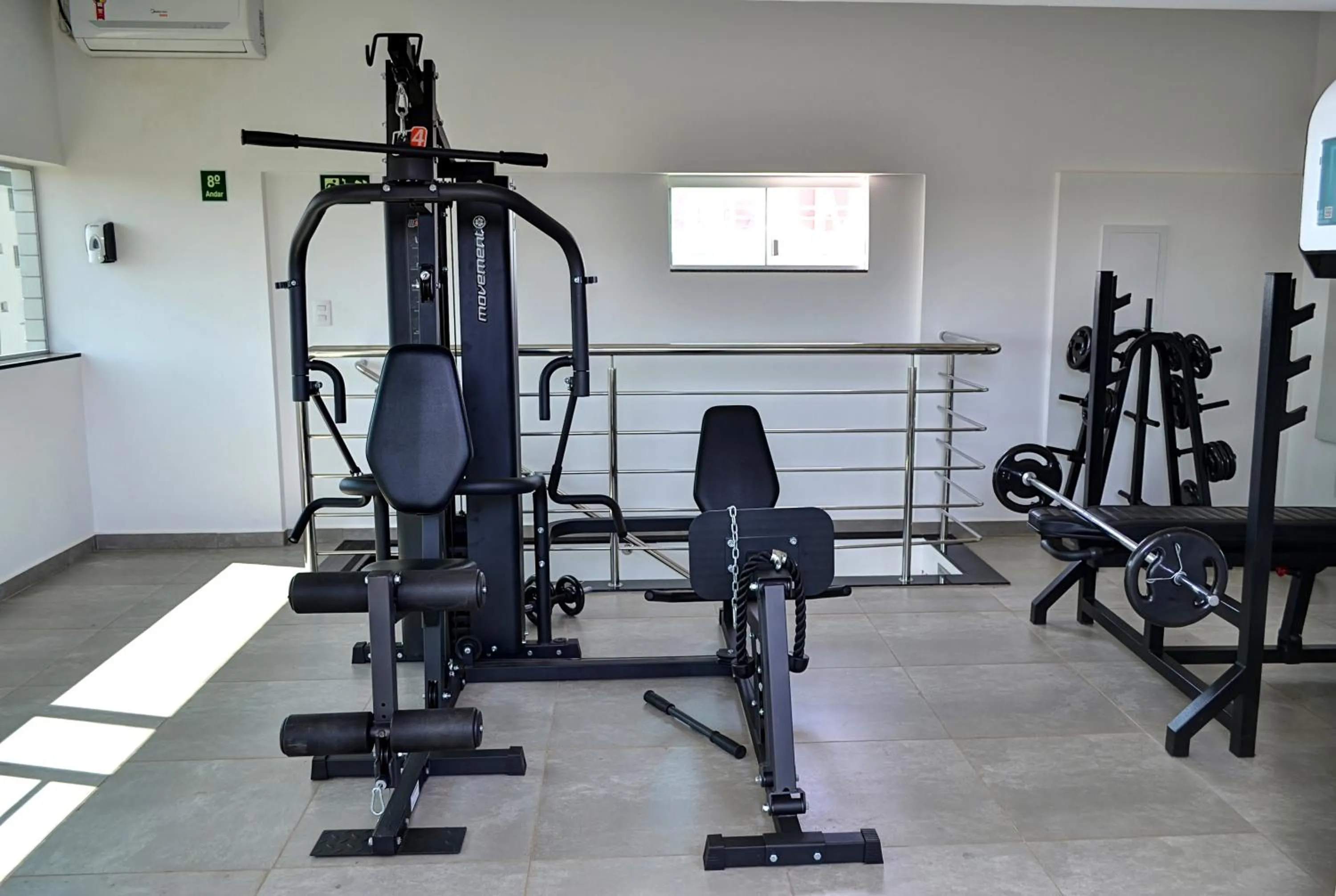 Fitness centre/facilities in Porto Minas Hotel e Convenções