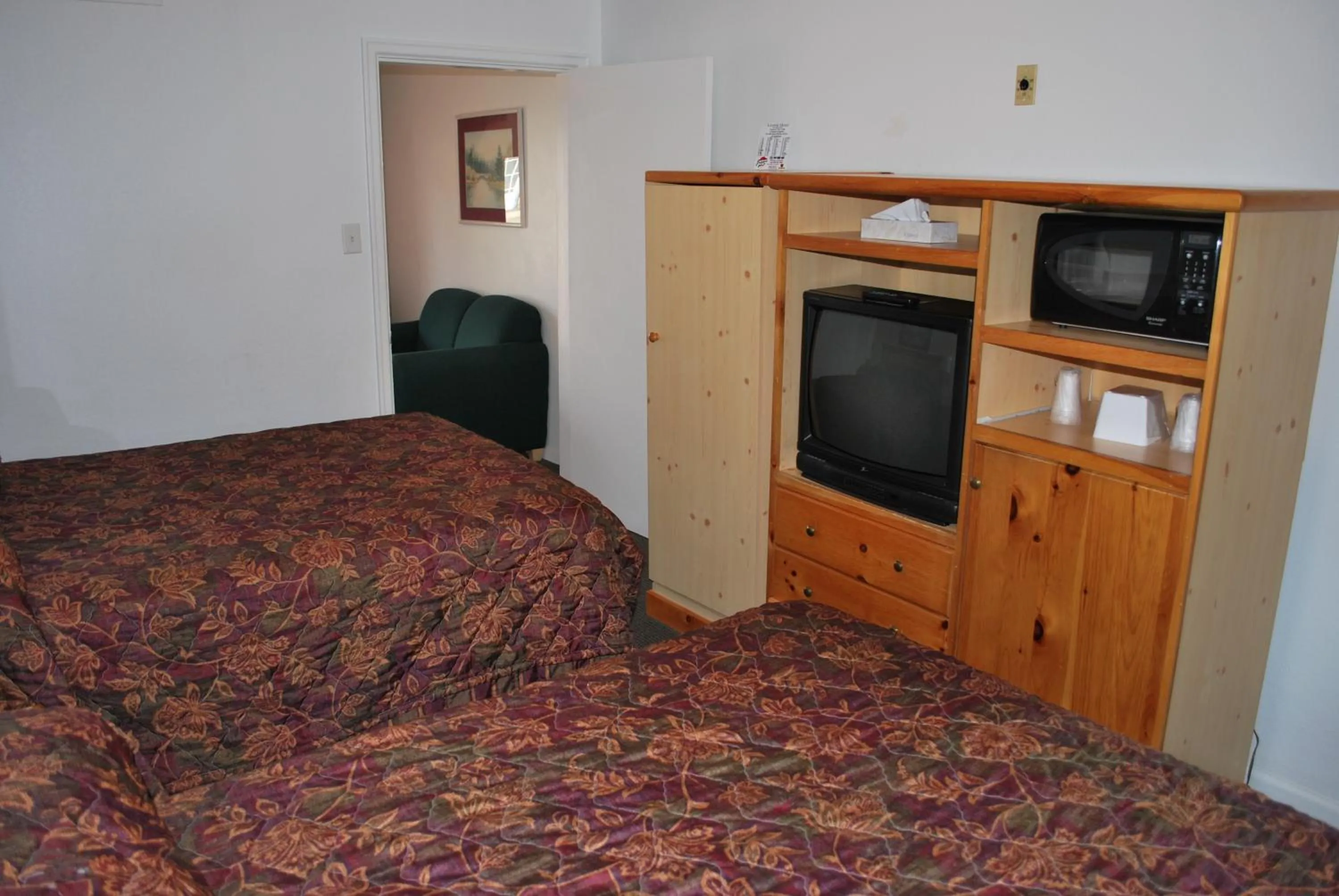 Bed in Central Motel