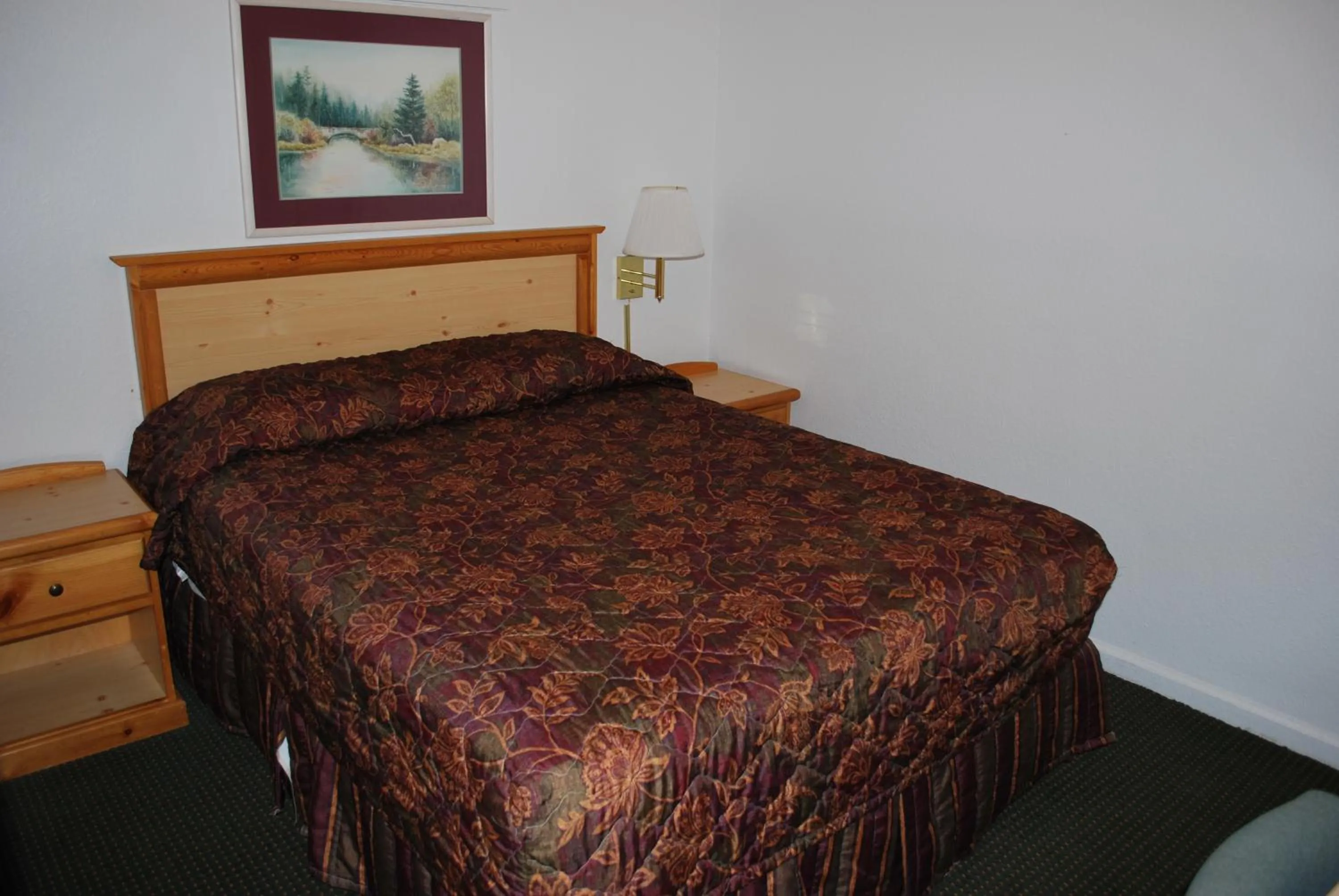 Bed in Central Motel