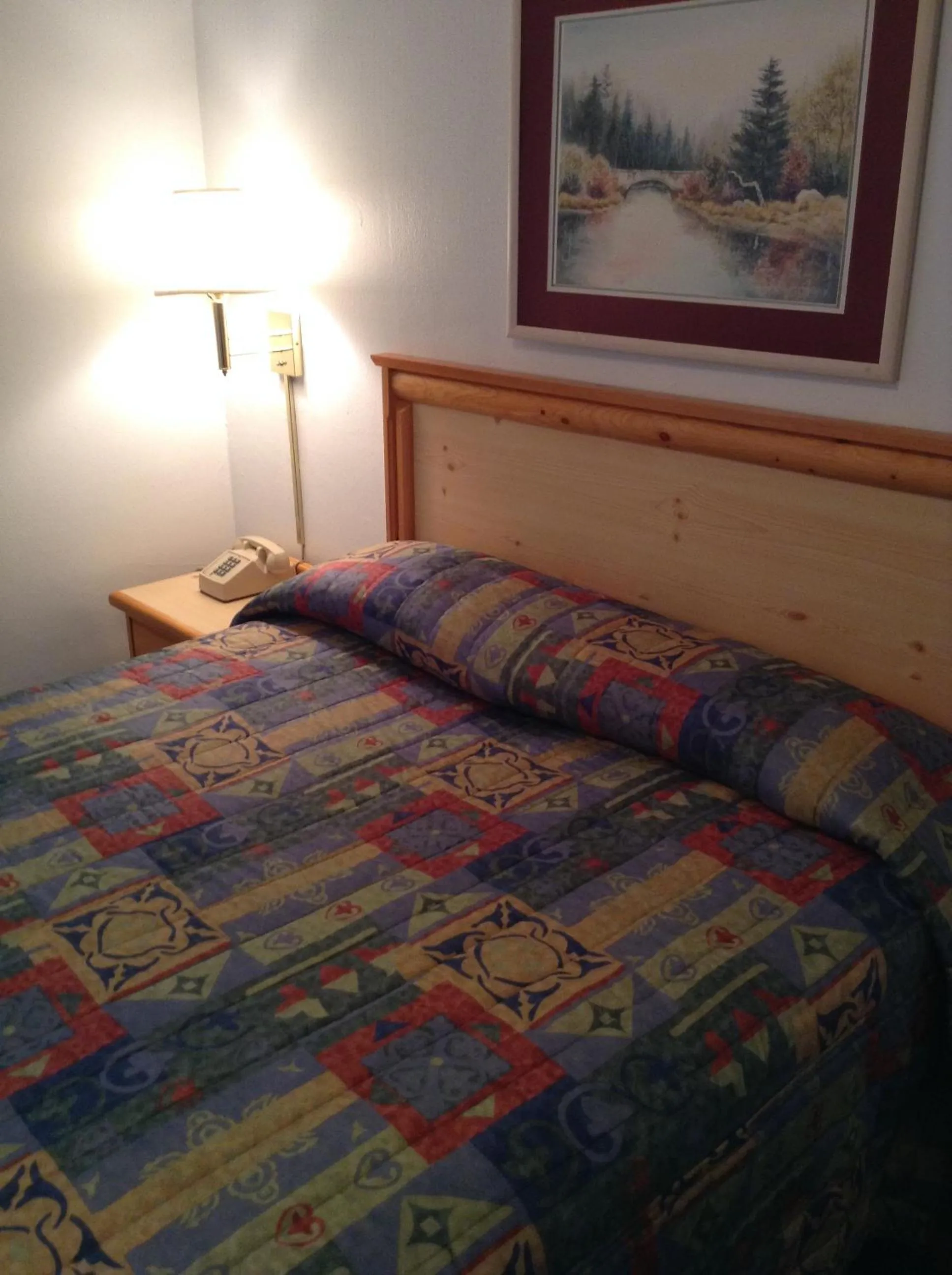 Bed in Central Motel