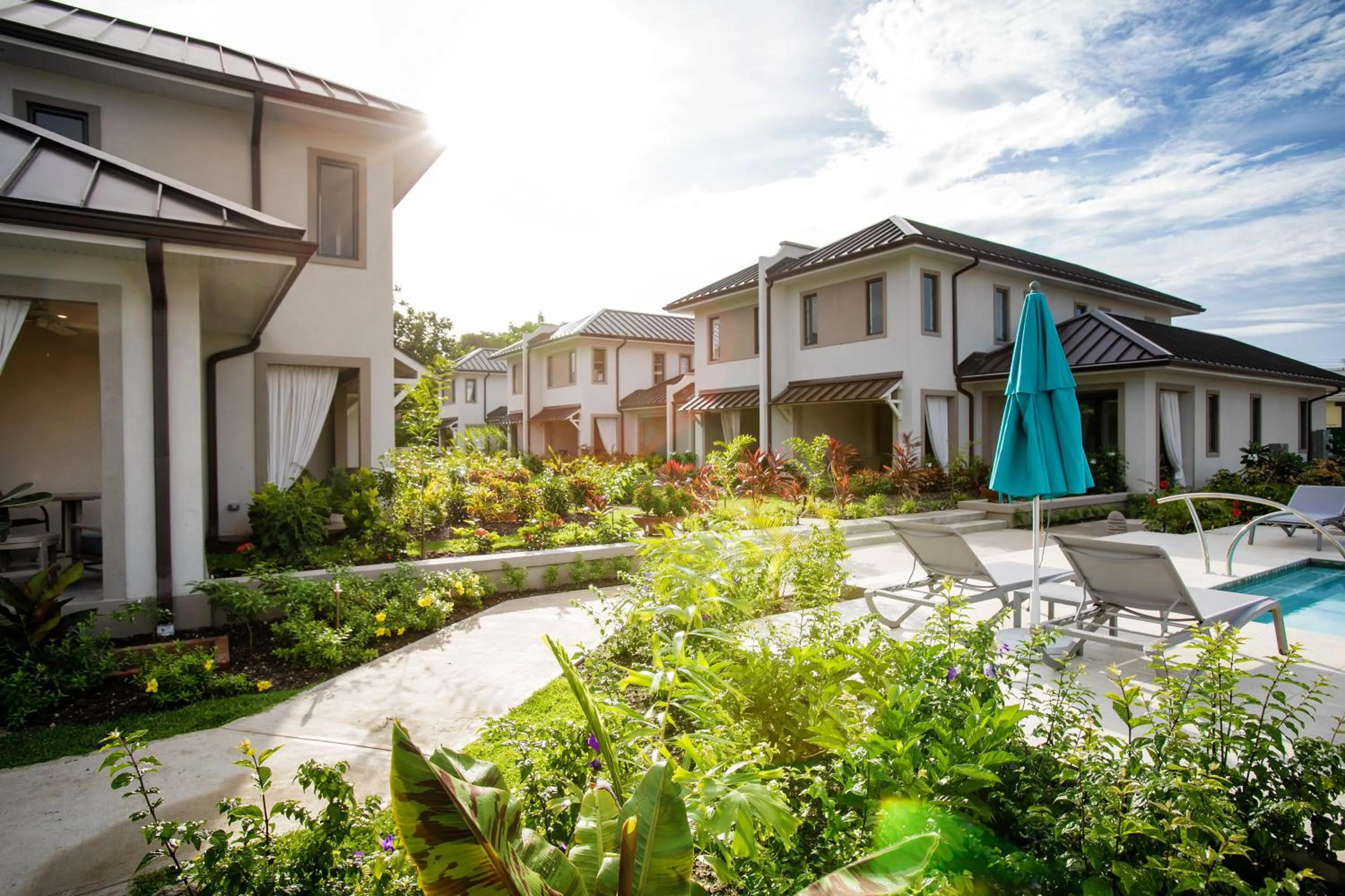 Garden in Beach View Hotel