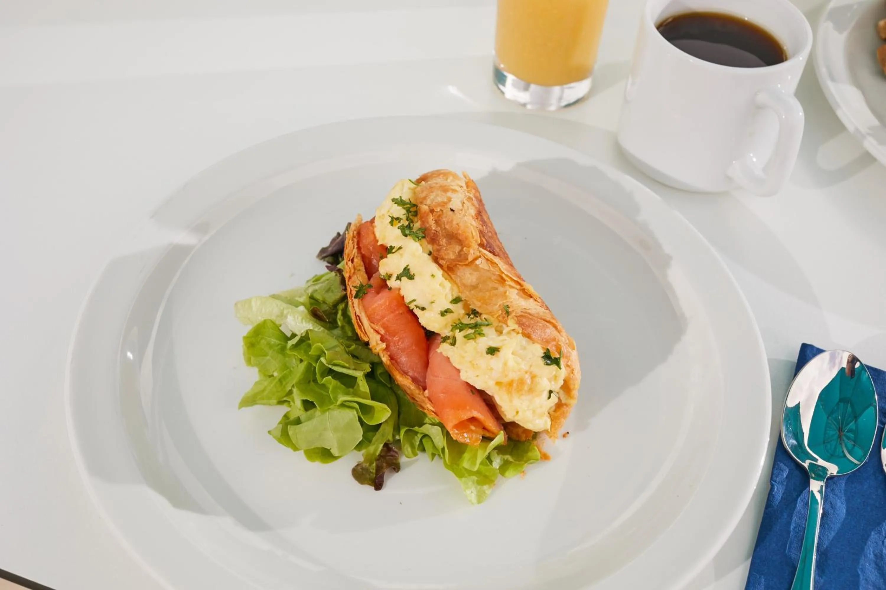 Breakfast in Beach View Hotel