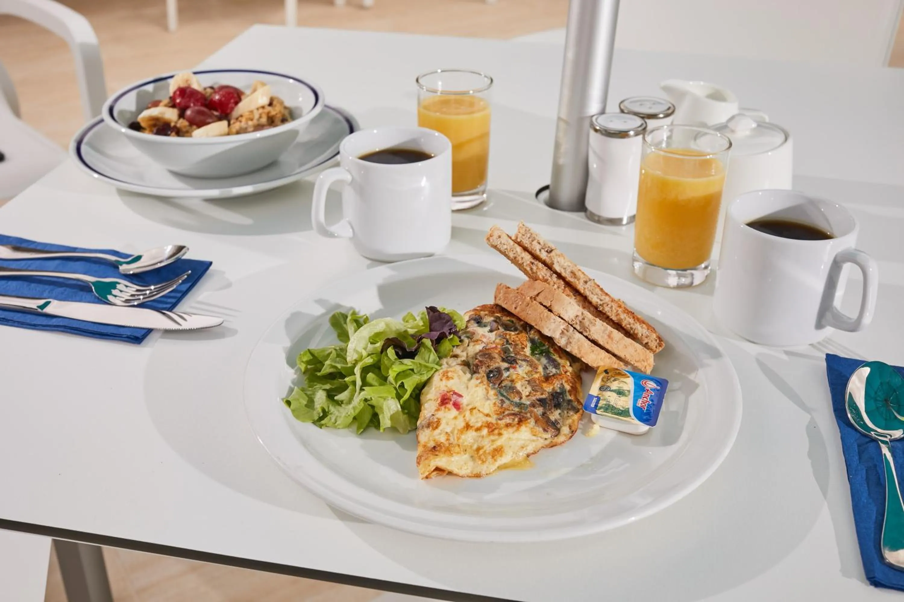 Breakfast in Beach View Hotel