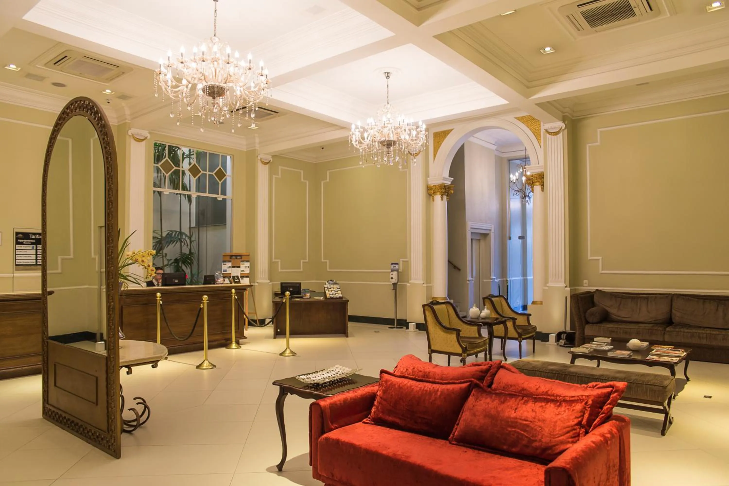 Lobby or reception in Grande Hotel Petrópolis