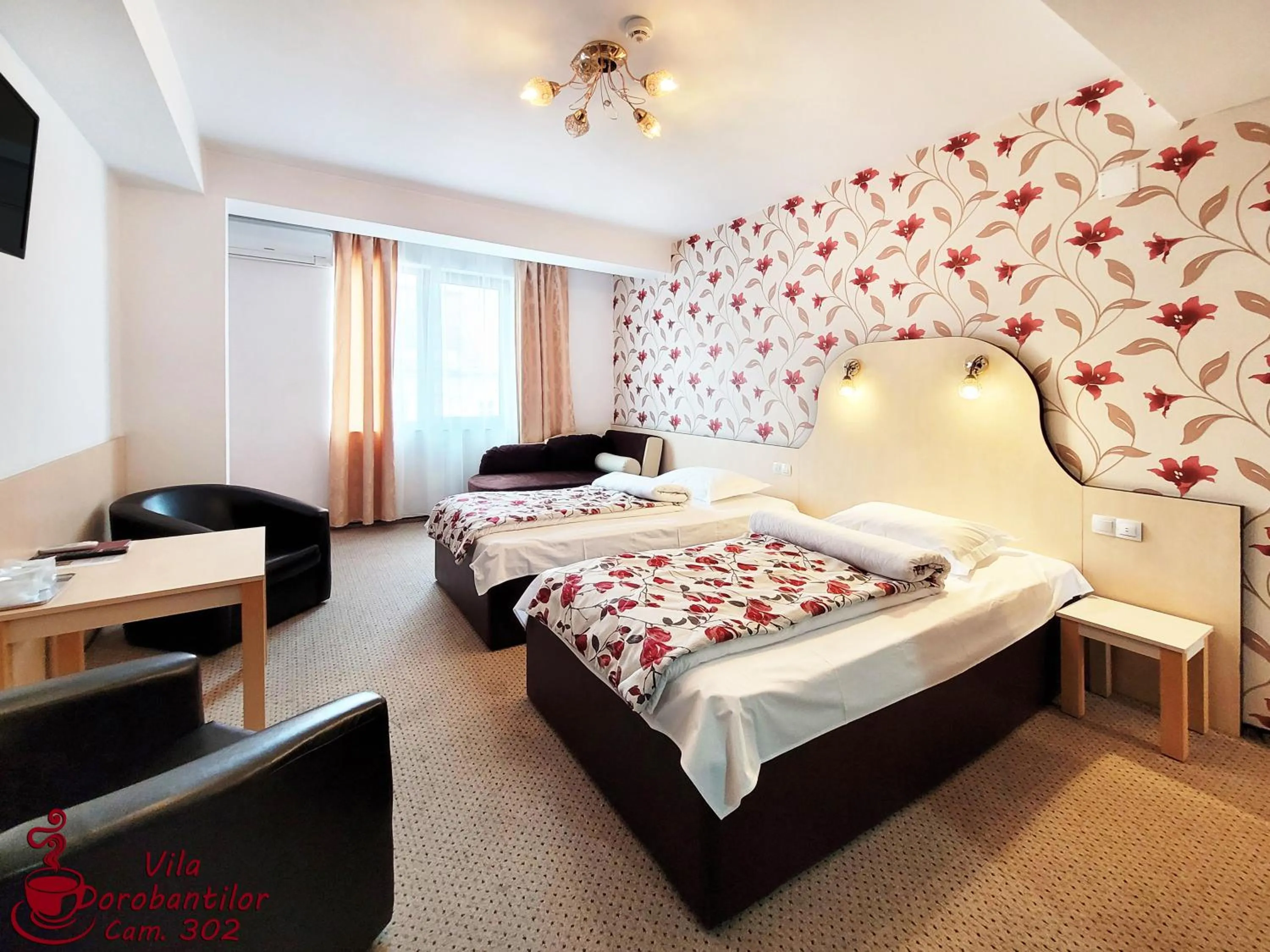 Twin Room with Extra Bed in Vila Dorobantilor