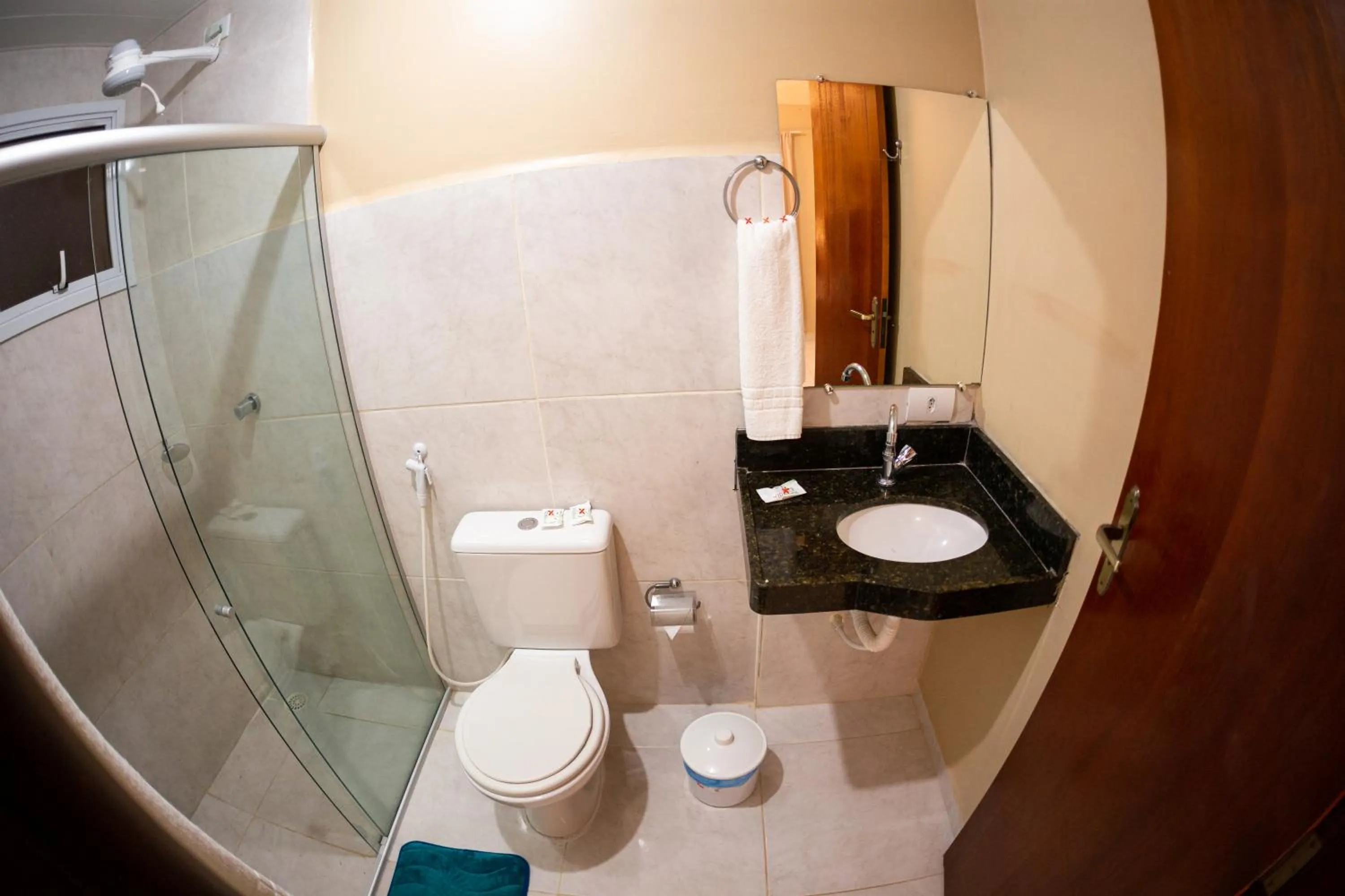 Bathroom in Pousada o Caribe de Maragogi