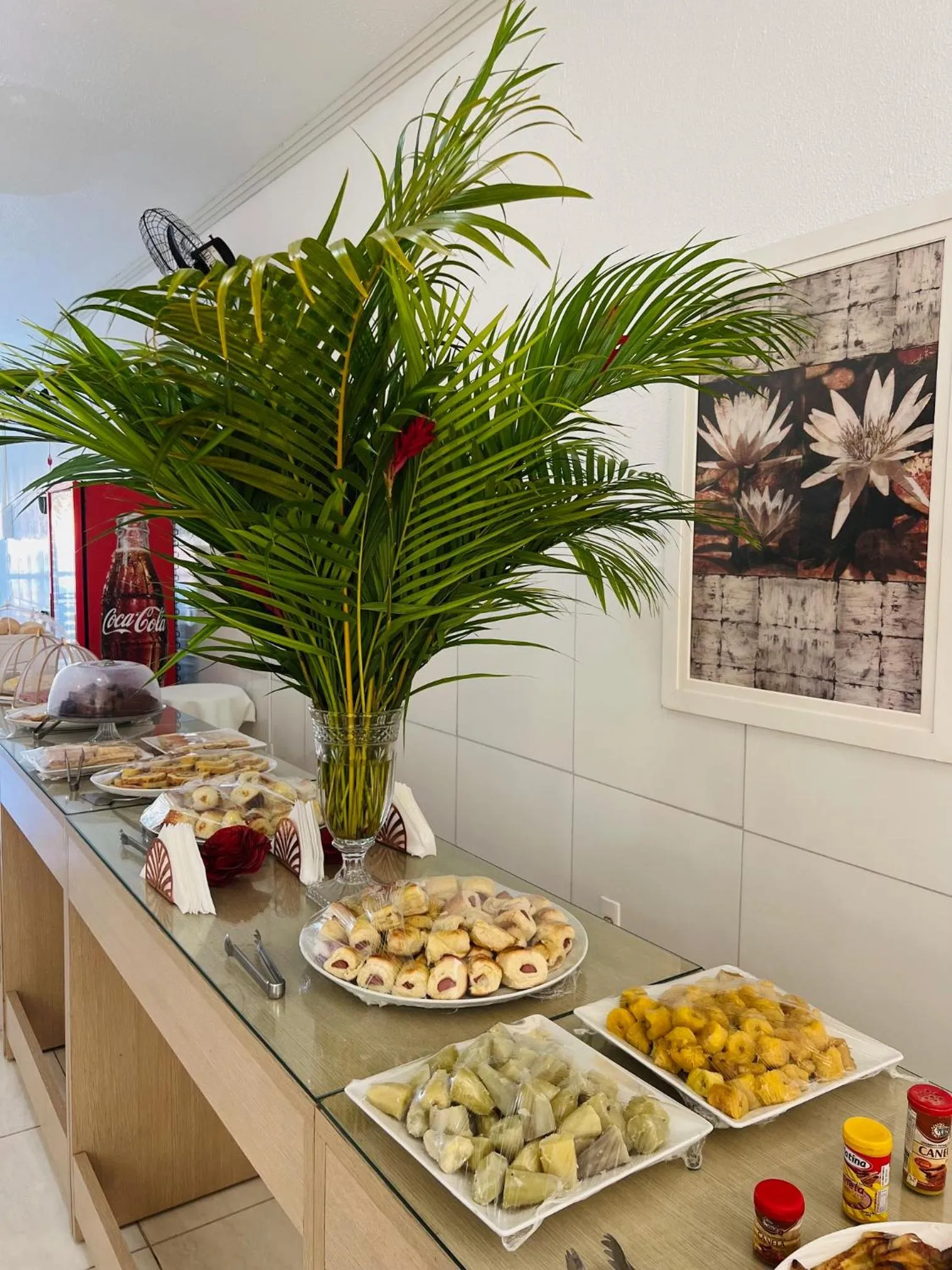 Asian breakfast in Pousada o Caribe de Maragogi