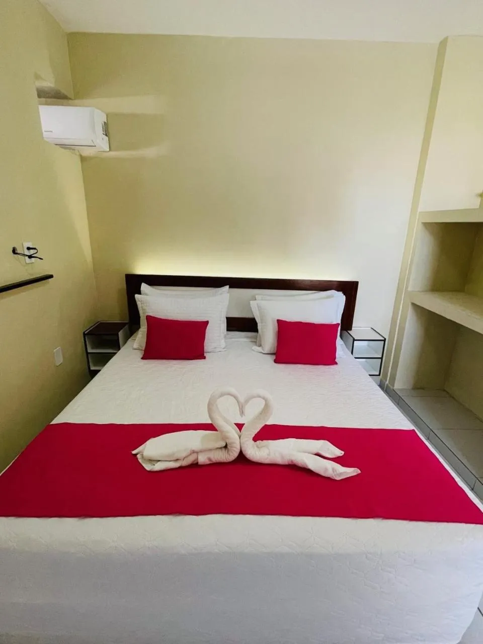 Bed in Pousada o Caribe de Maragogi