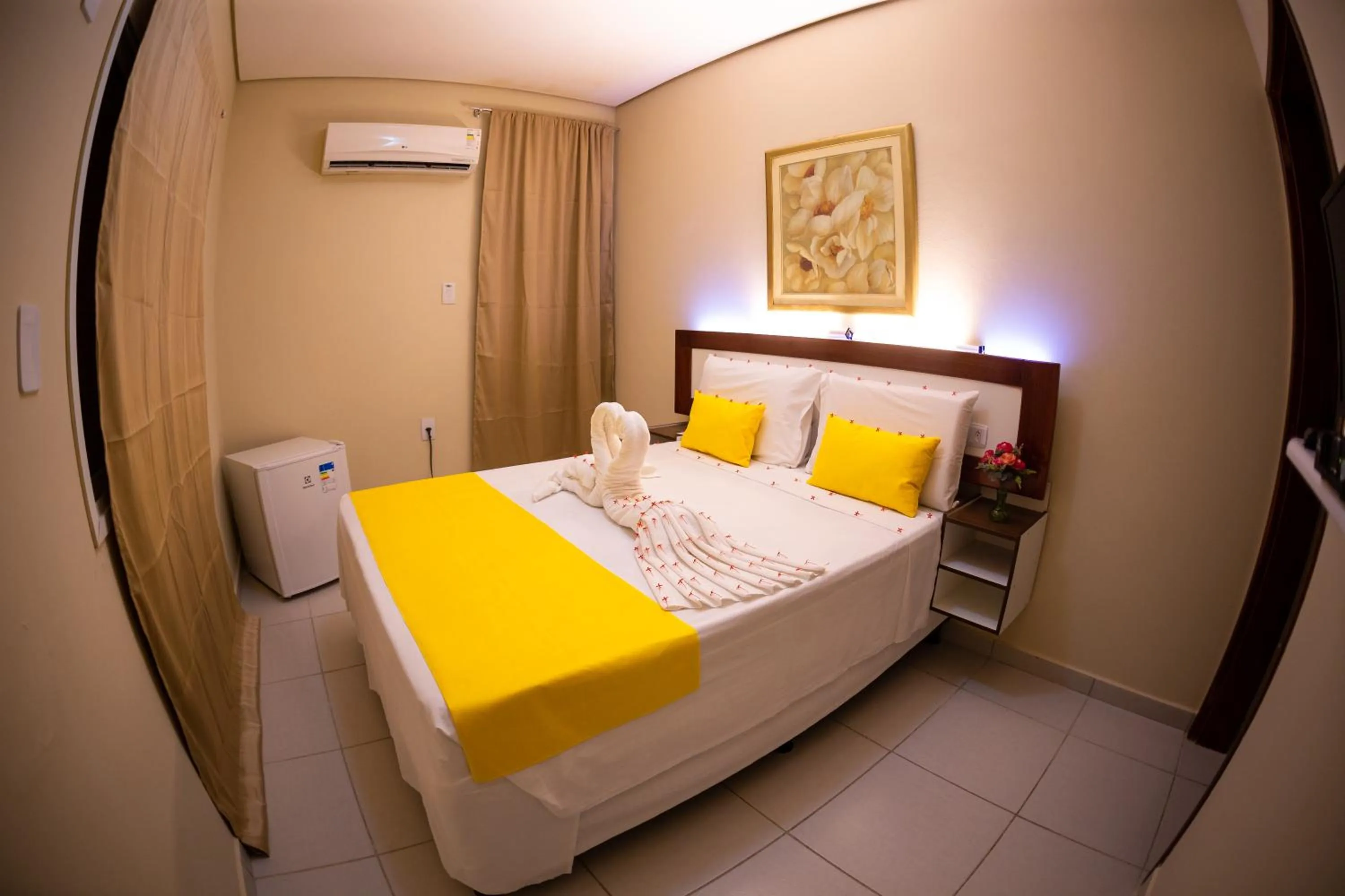 Bed in Pousada o Caribe de Maragogi