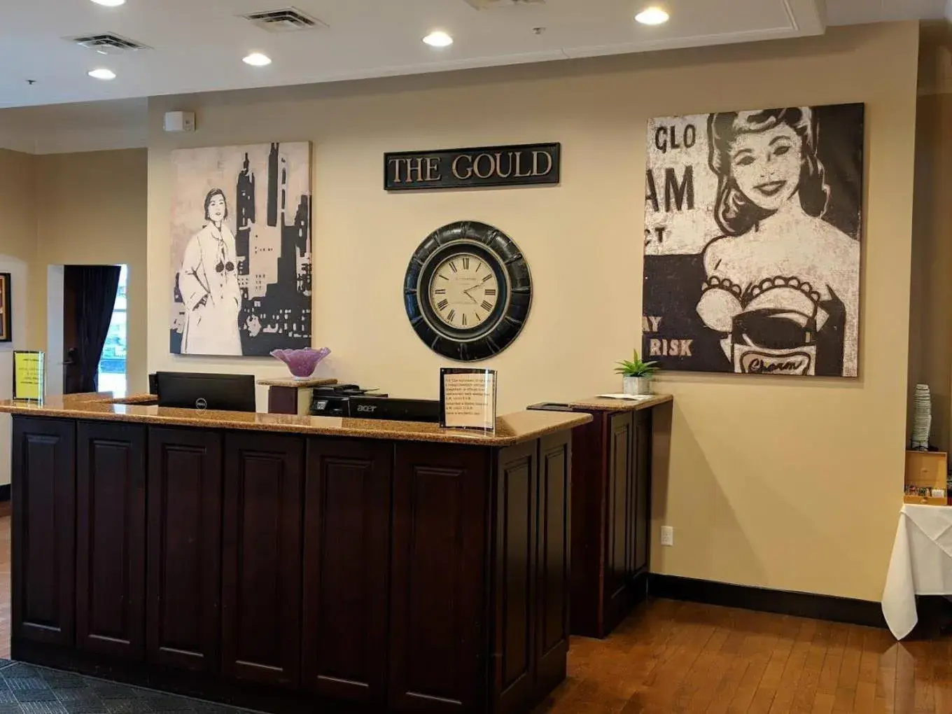 Lobby or reception in The Historic Gould Hotel Seneca Falls, an Ascend Collection Hotel Lobby or reception in The Historic Gould Hotel Seneca Falls, an Ascend Collection Hotel