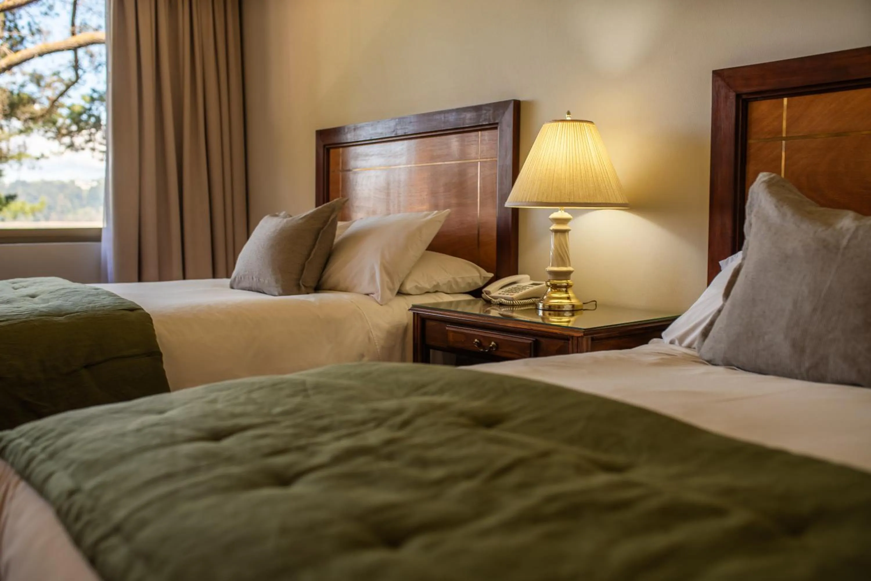 Bed in Hotel Puerta del Sur