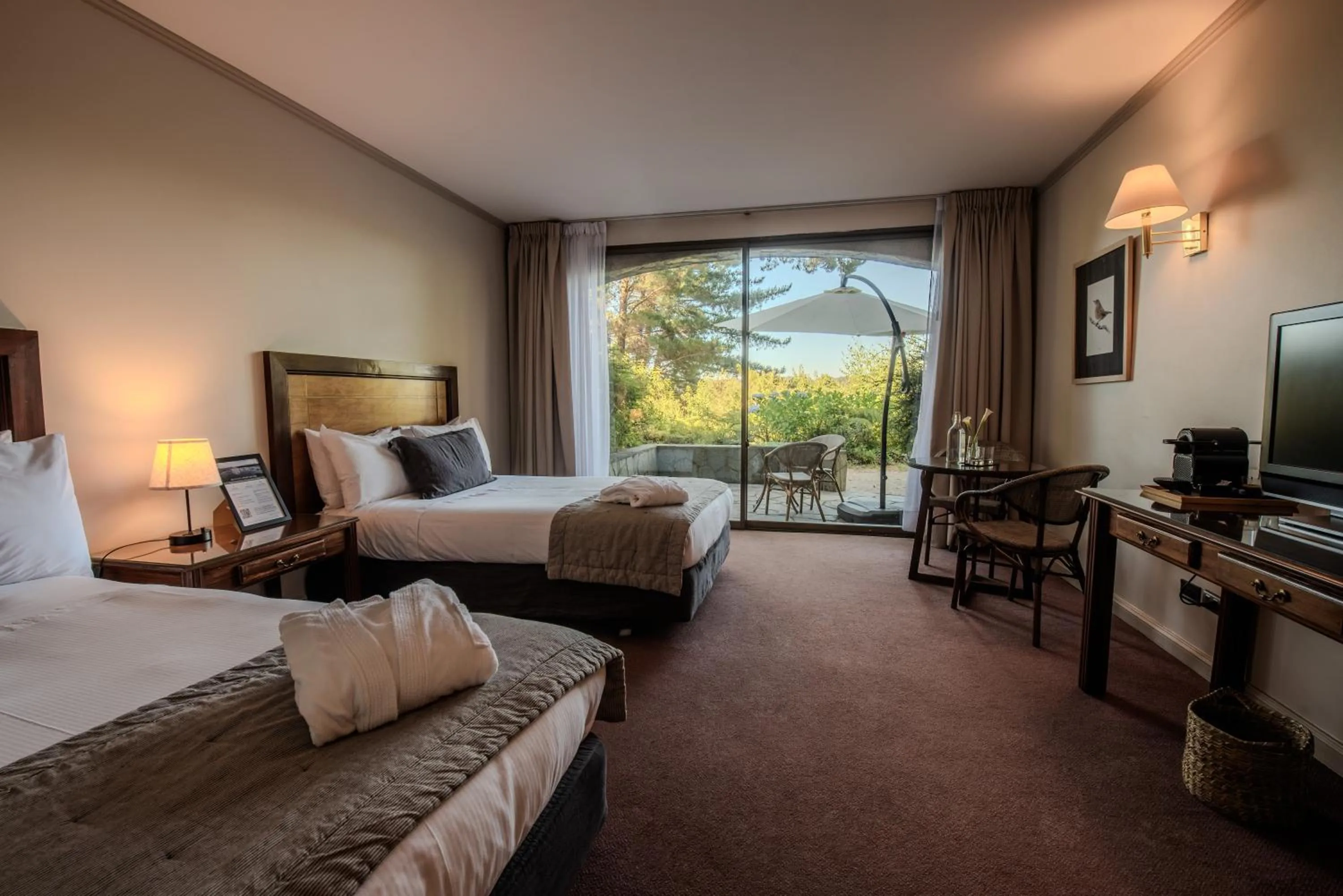 Bed in Hotel Puerta del Sur