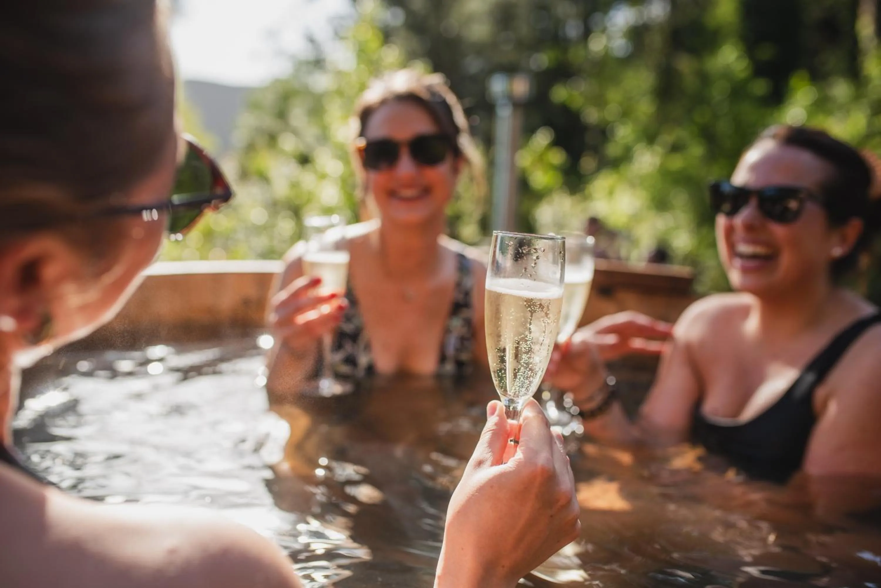 Hot Spring Bath in Hotel Puerta del Sur