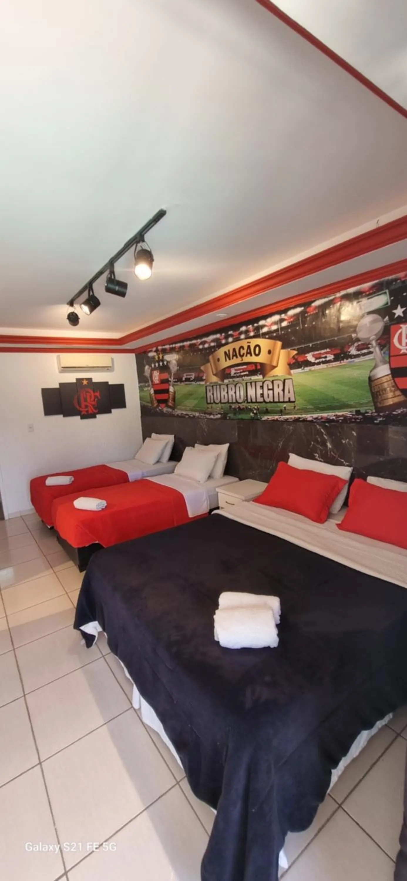 Bed in Pousada Bon Vivant