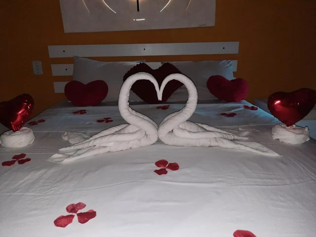 Bed in Pousada Bon Vivant