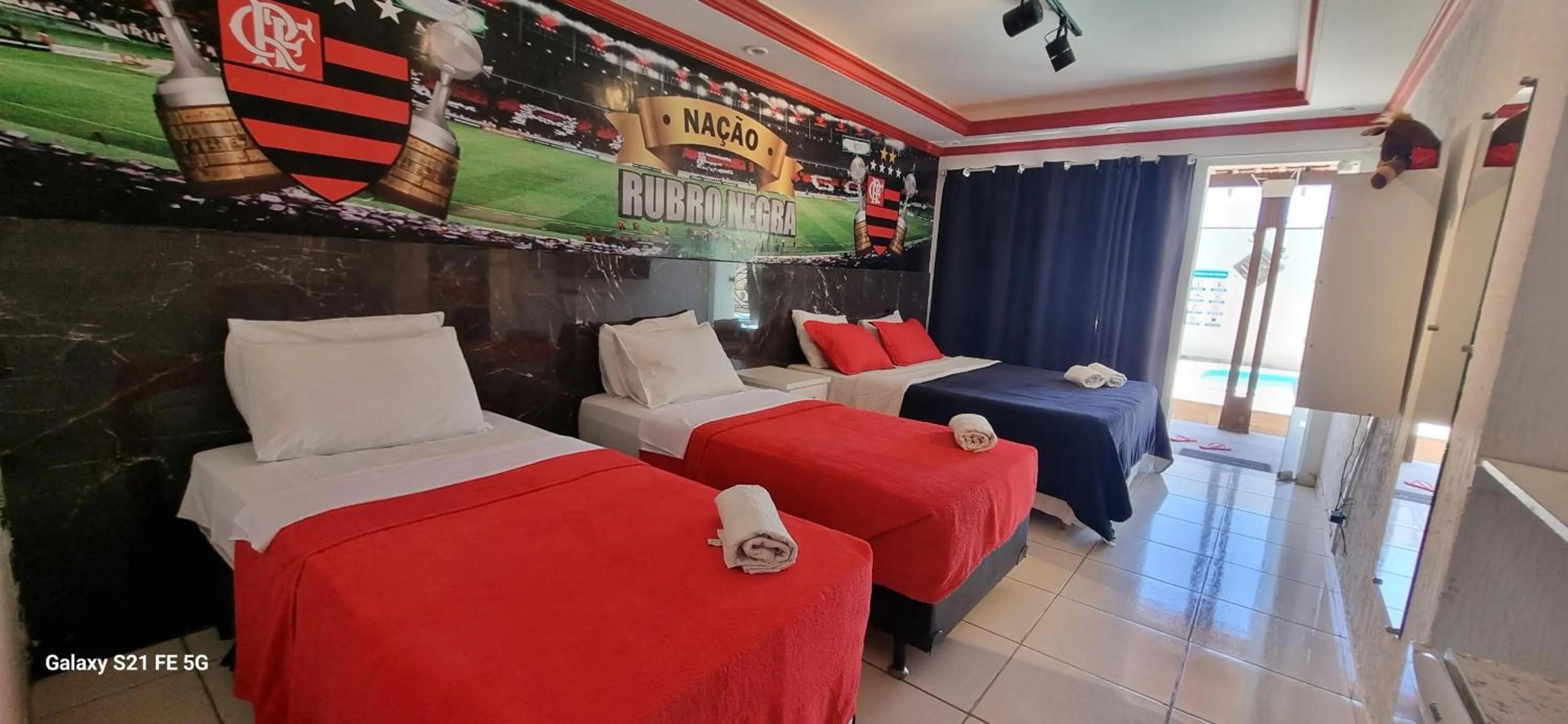 Bed in Pousada Bon Vivant