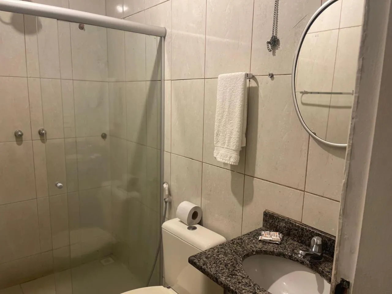 Shower in Pousada Bon Vivant