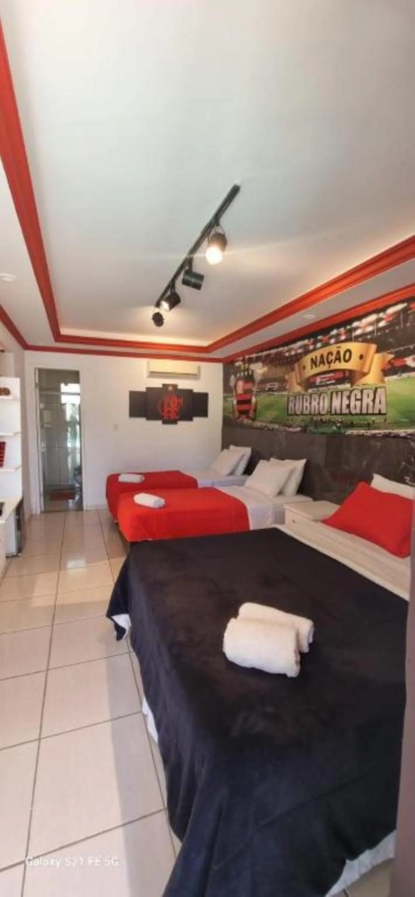 Bed in Pousada Bon Vivant