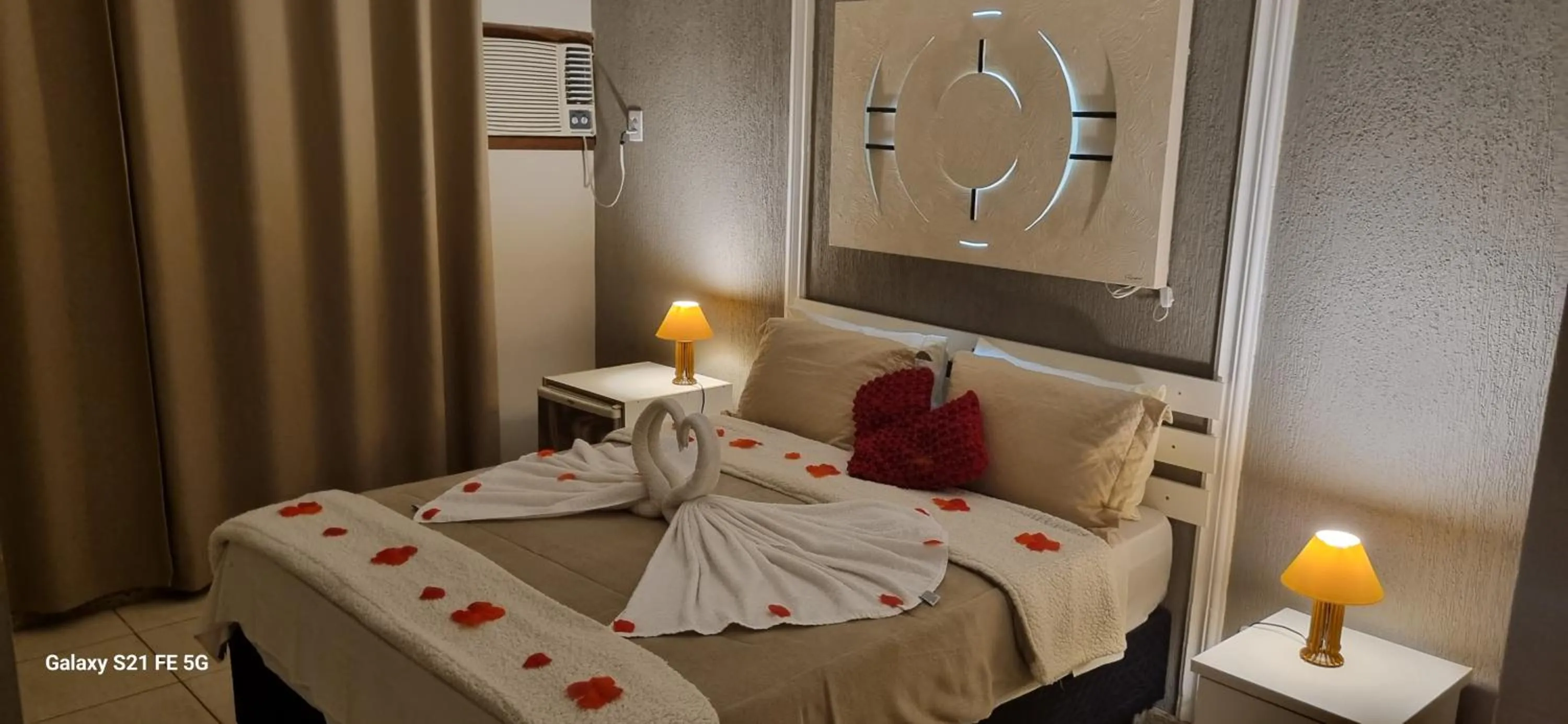 Bed in Pousada Bon Vivant
