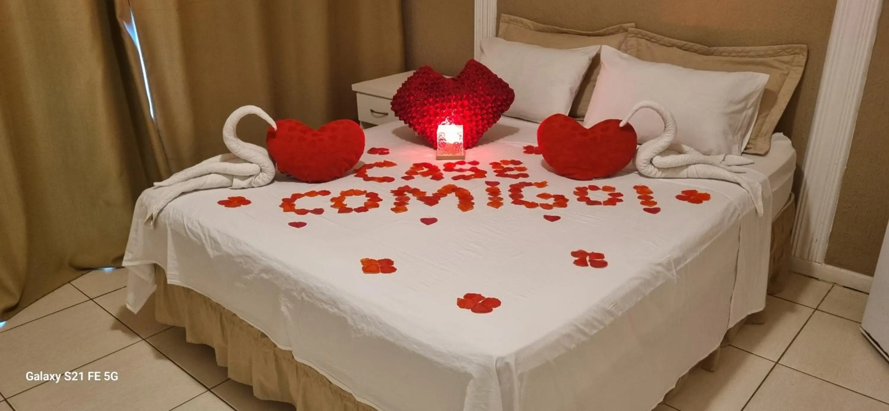 Bed in Pousada Bon Vivant
